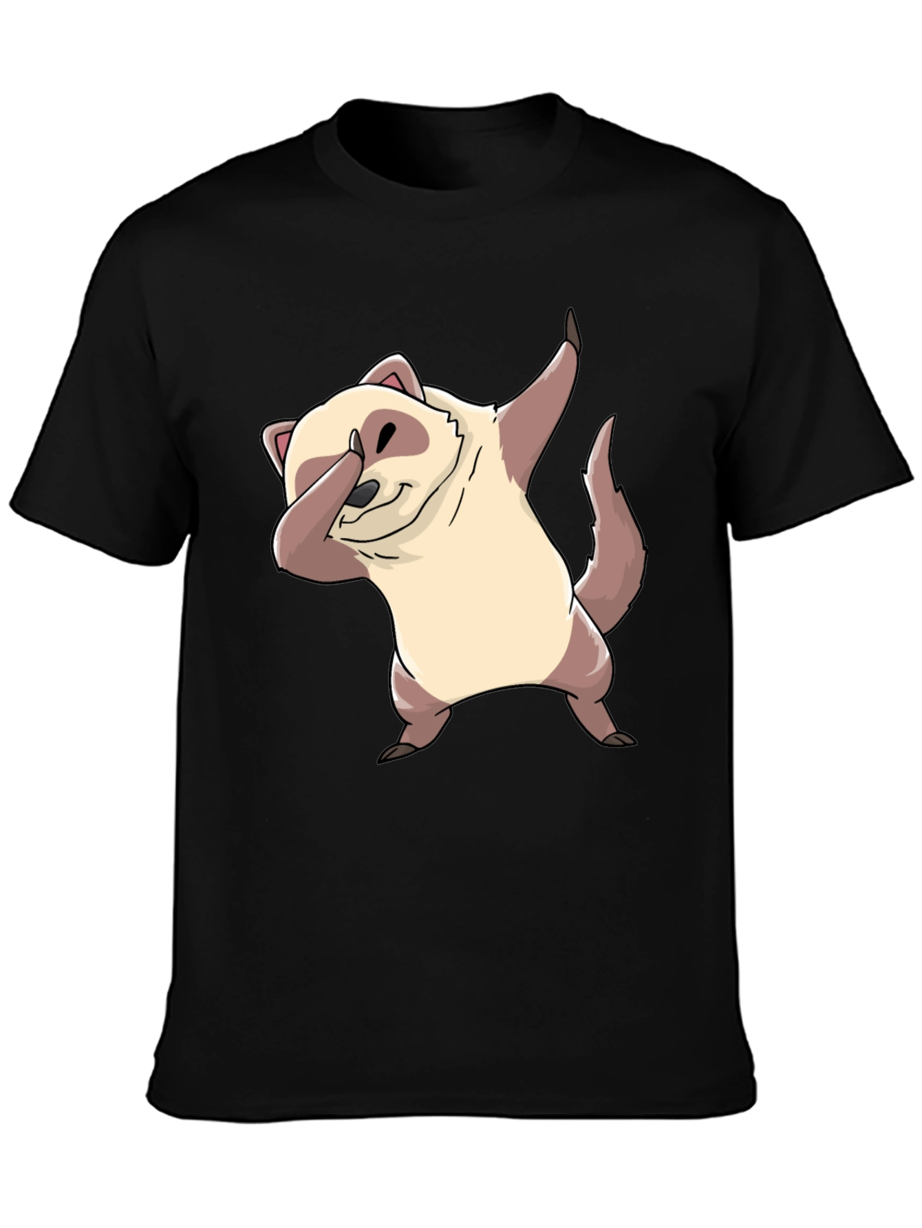 Dabbing Ferret T-Shirt - Funny Animal Tee