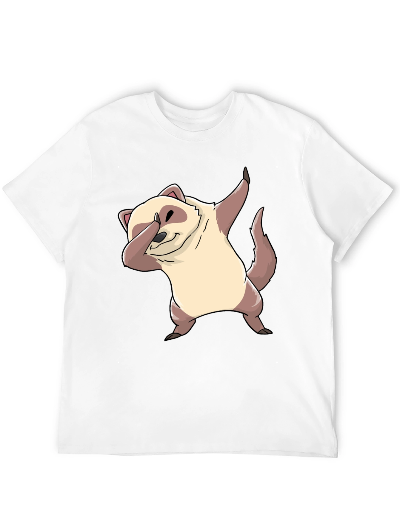 Dabbing Ferret T-Shirt - Funny Animal Tee