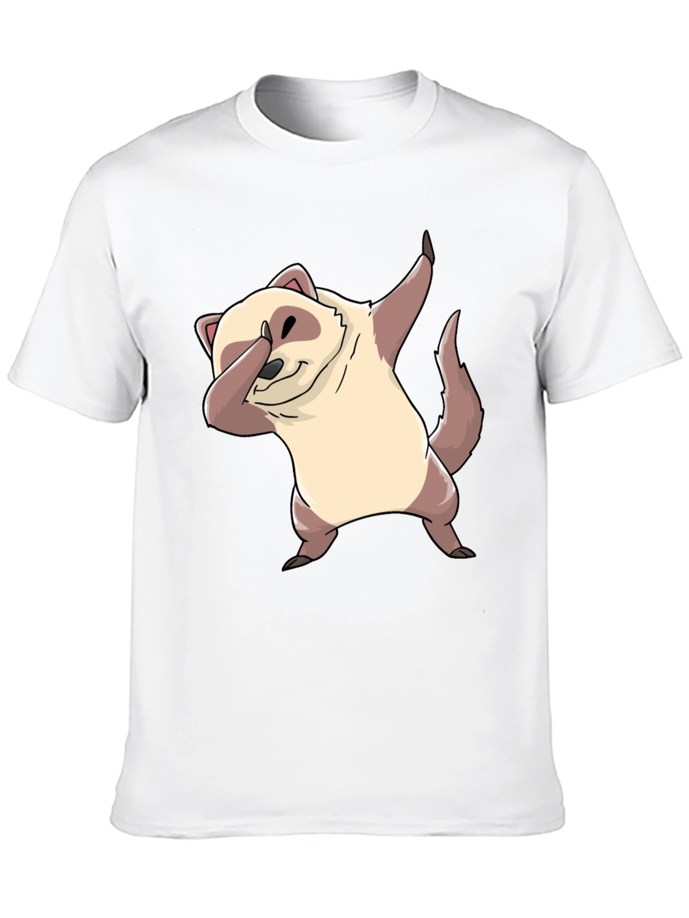 Dabbing Ferret T-Shirt - Funny Animal Tee