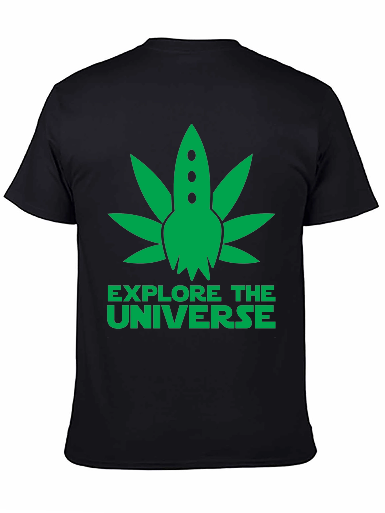 Explore the Universe Graphic T-Shirt - Black