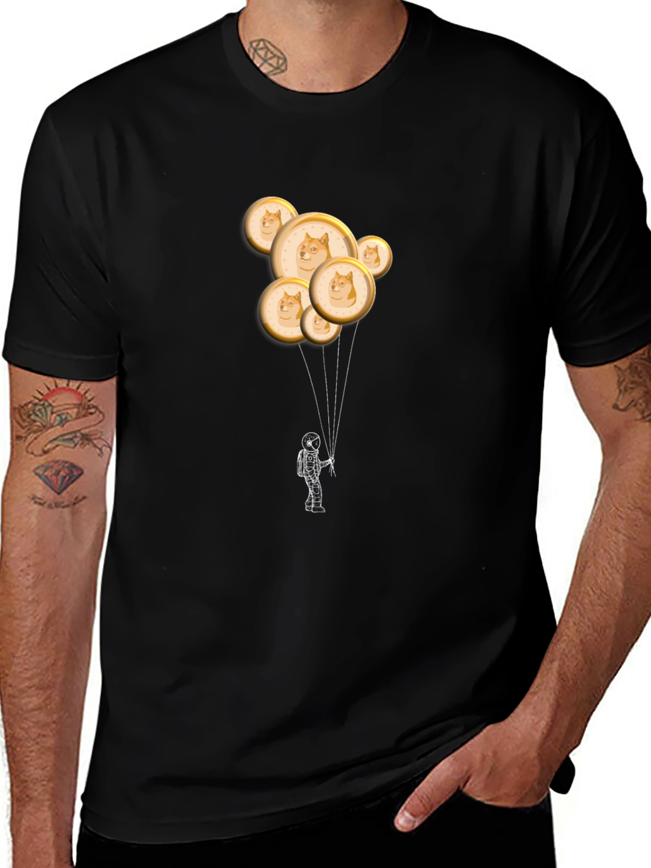 Dogecoin Astronaut T-Shirt