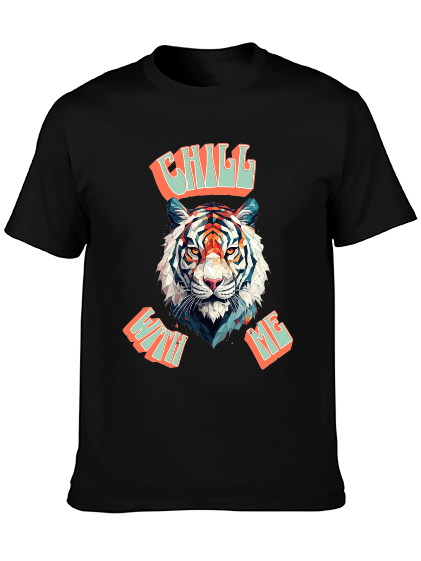 Chill With Me Tiger Graphic Tee
