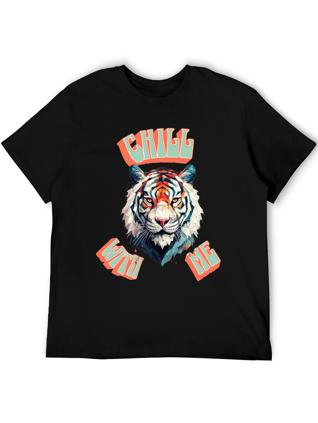 Chill With Me Tiger Graphic Tee