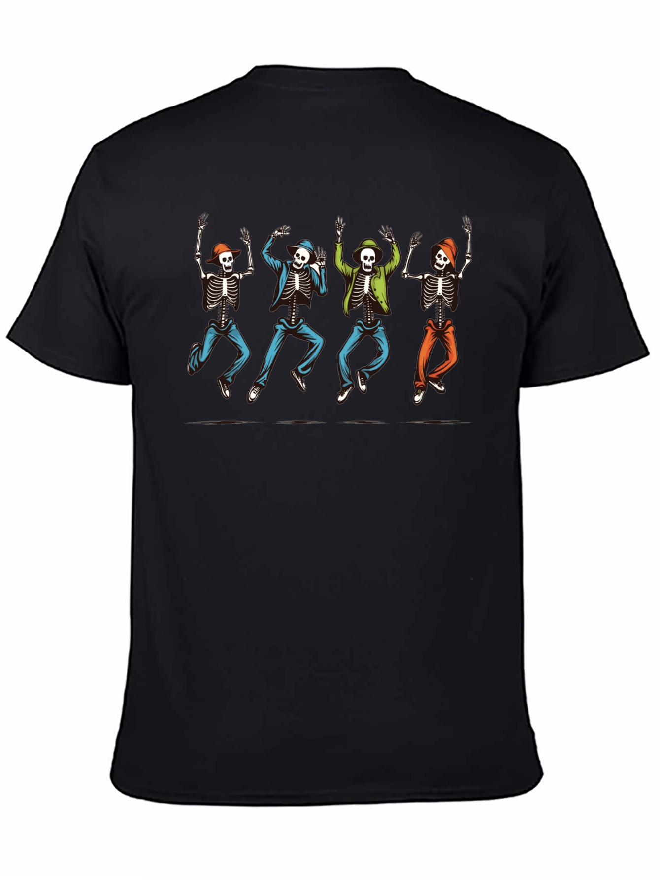 Dancing Skeletons Graphic Tee - Fun & Unique Style