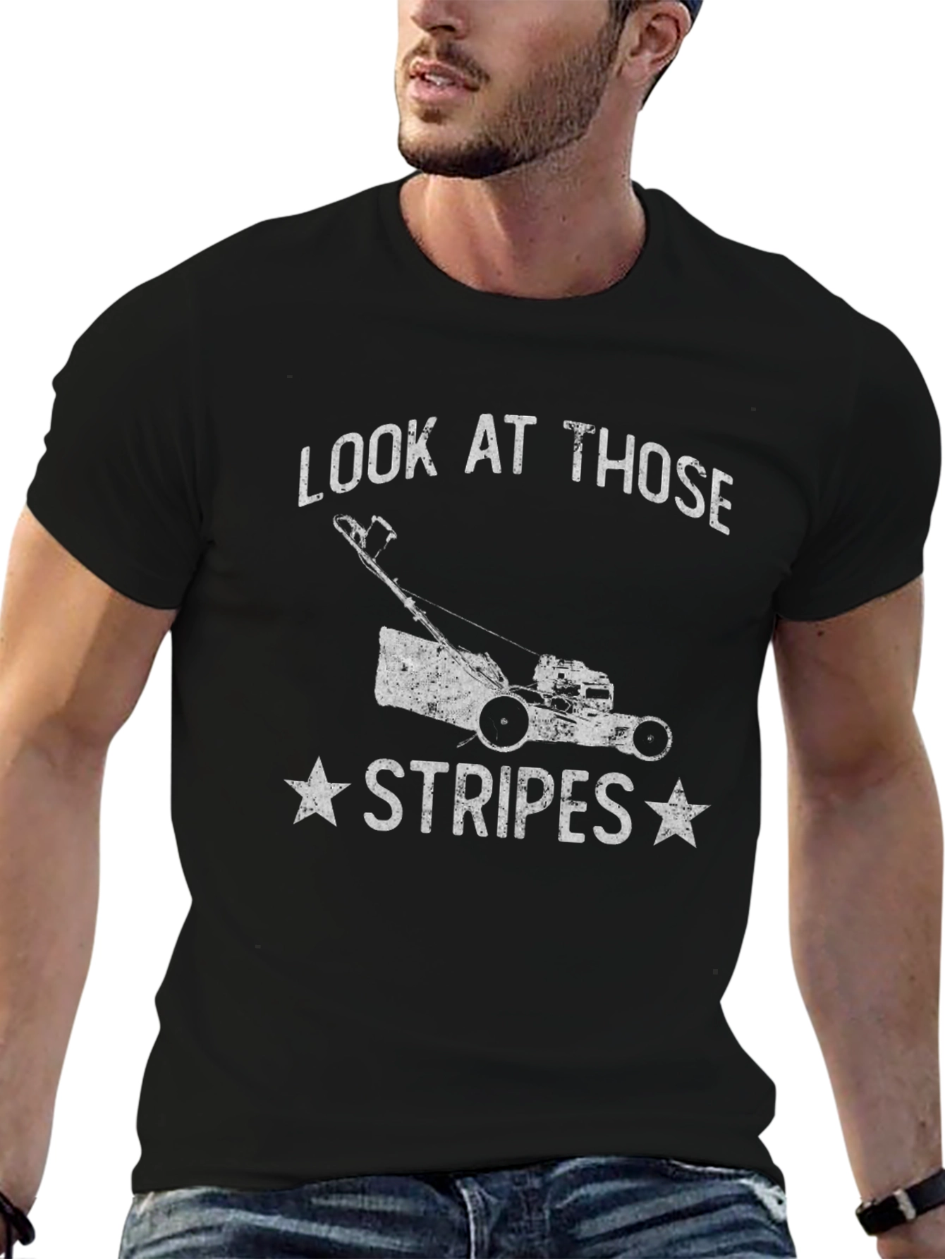 Look at Those Stripes Lawn Mowing T-Shirt