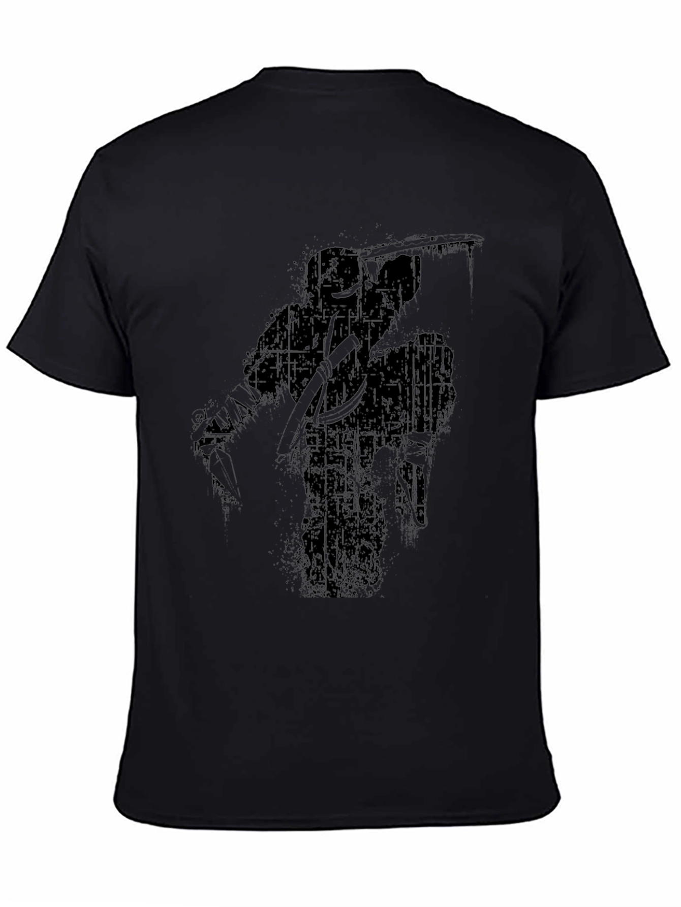 Black Ninja Warrior Graphic T-Shirt