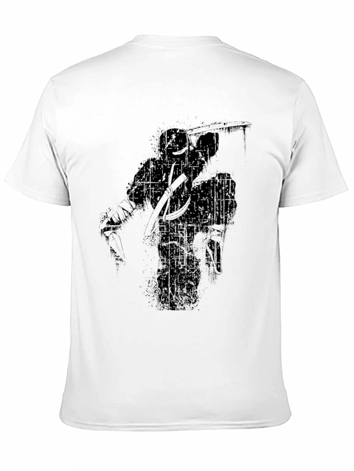 Black Ninja Warrior Graphic T-Shirt