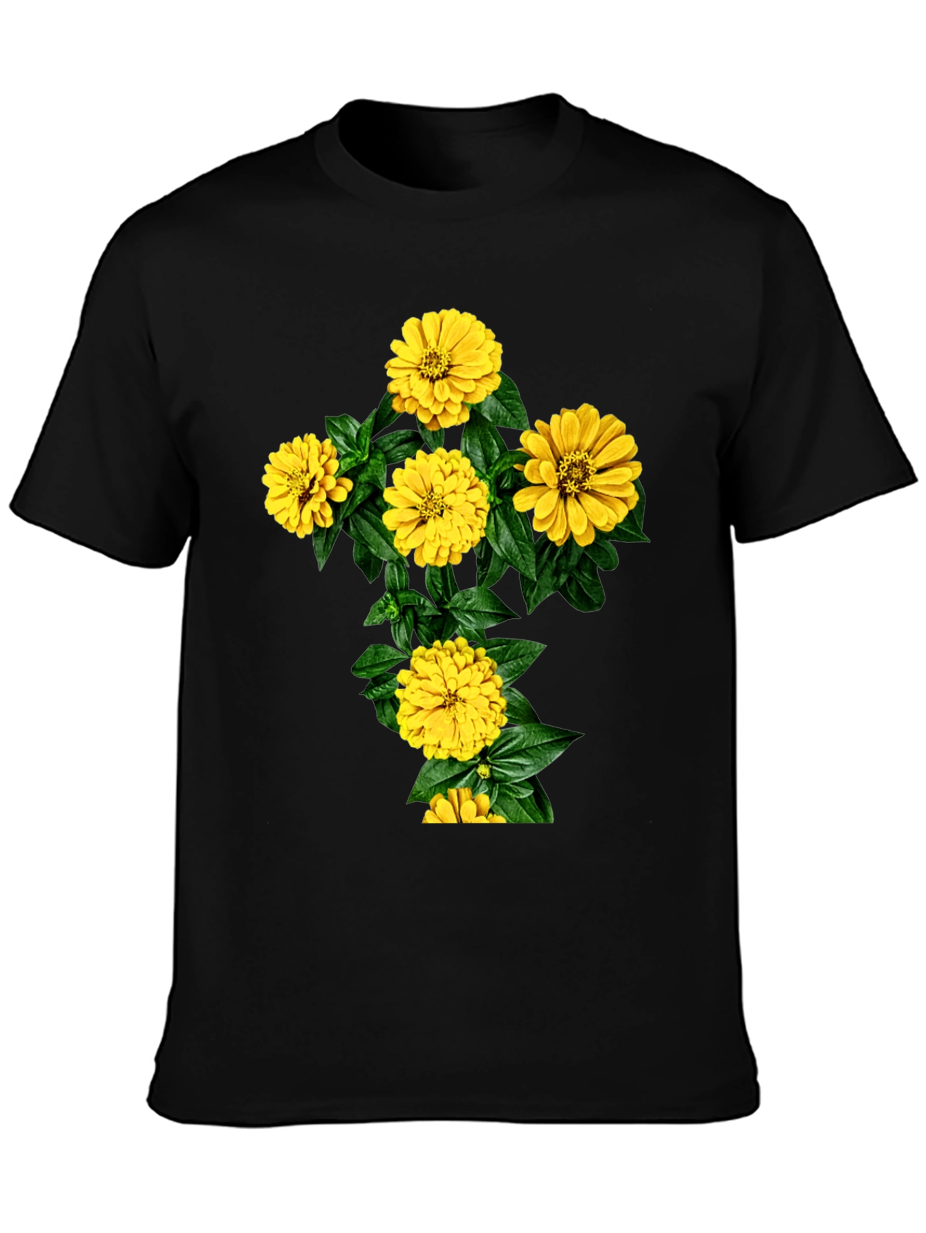 Floral Cross Graphic Tee - Stylish Comfort