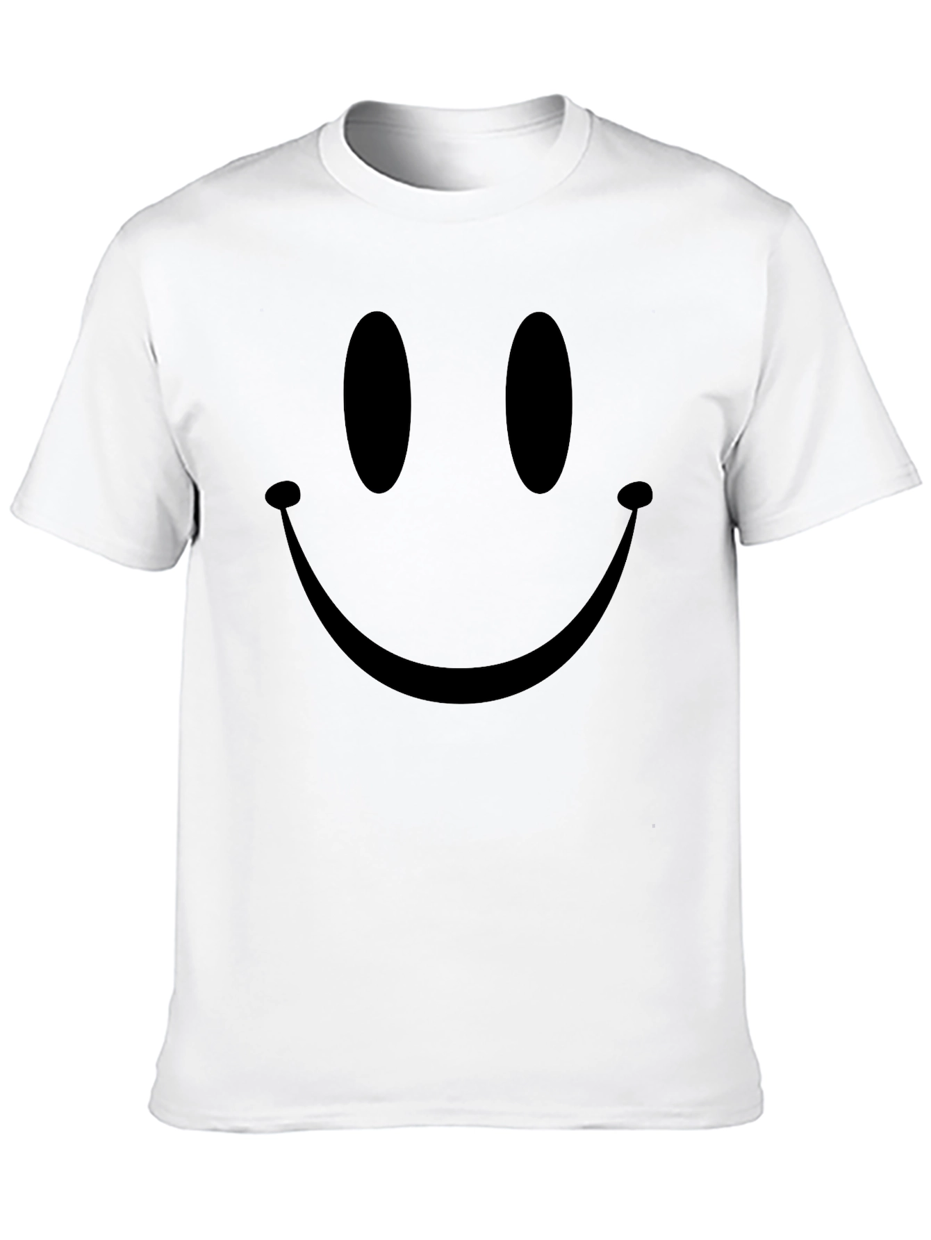 Smiley Face Graphic Tee - Classic Comfort
