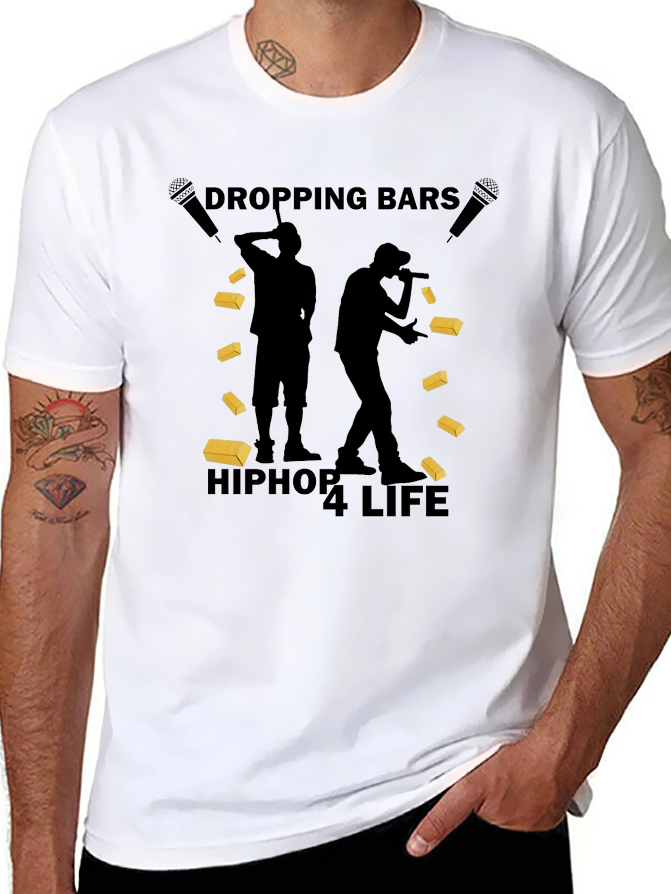 Dropping Bars Hip Hop T-Shirt