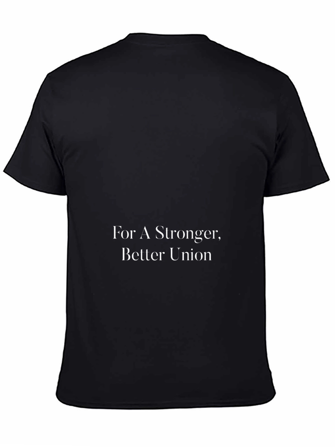 Stronger Union Black T-Shirt