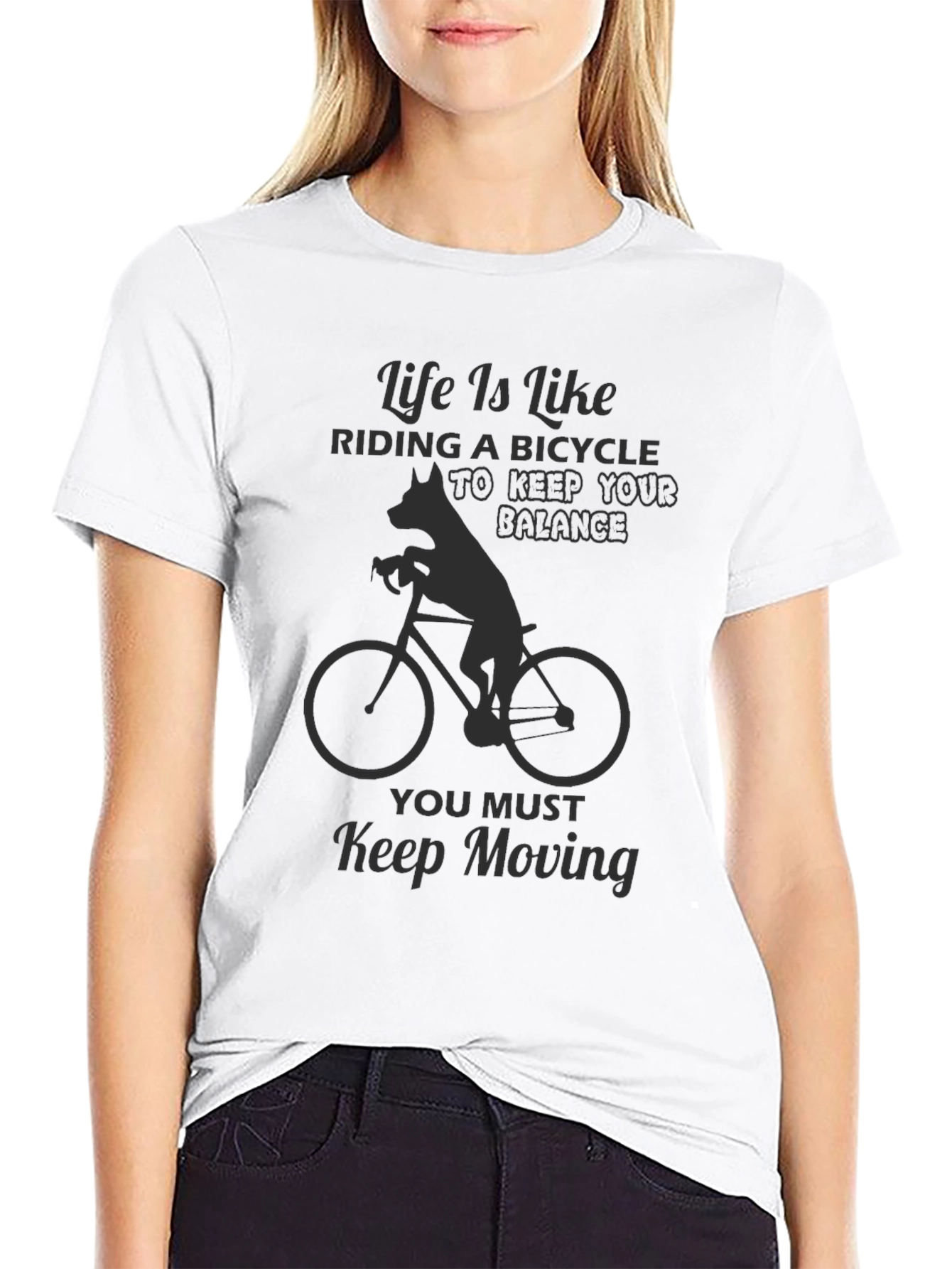 Life is Like Riding a Bicycle T-Shirt