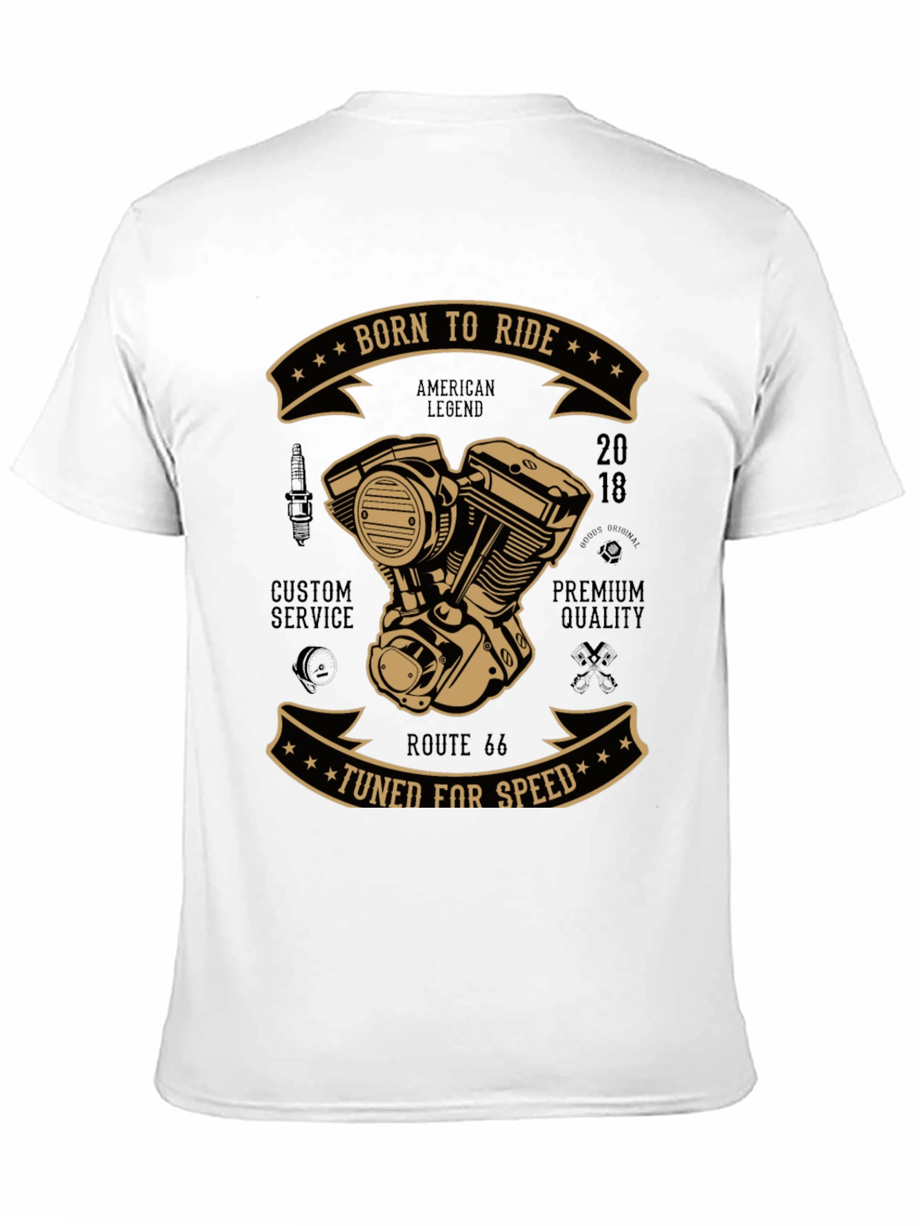 Born to Ride Graphic T-Shirt