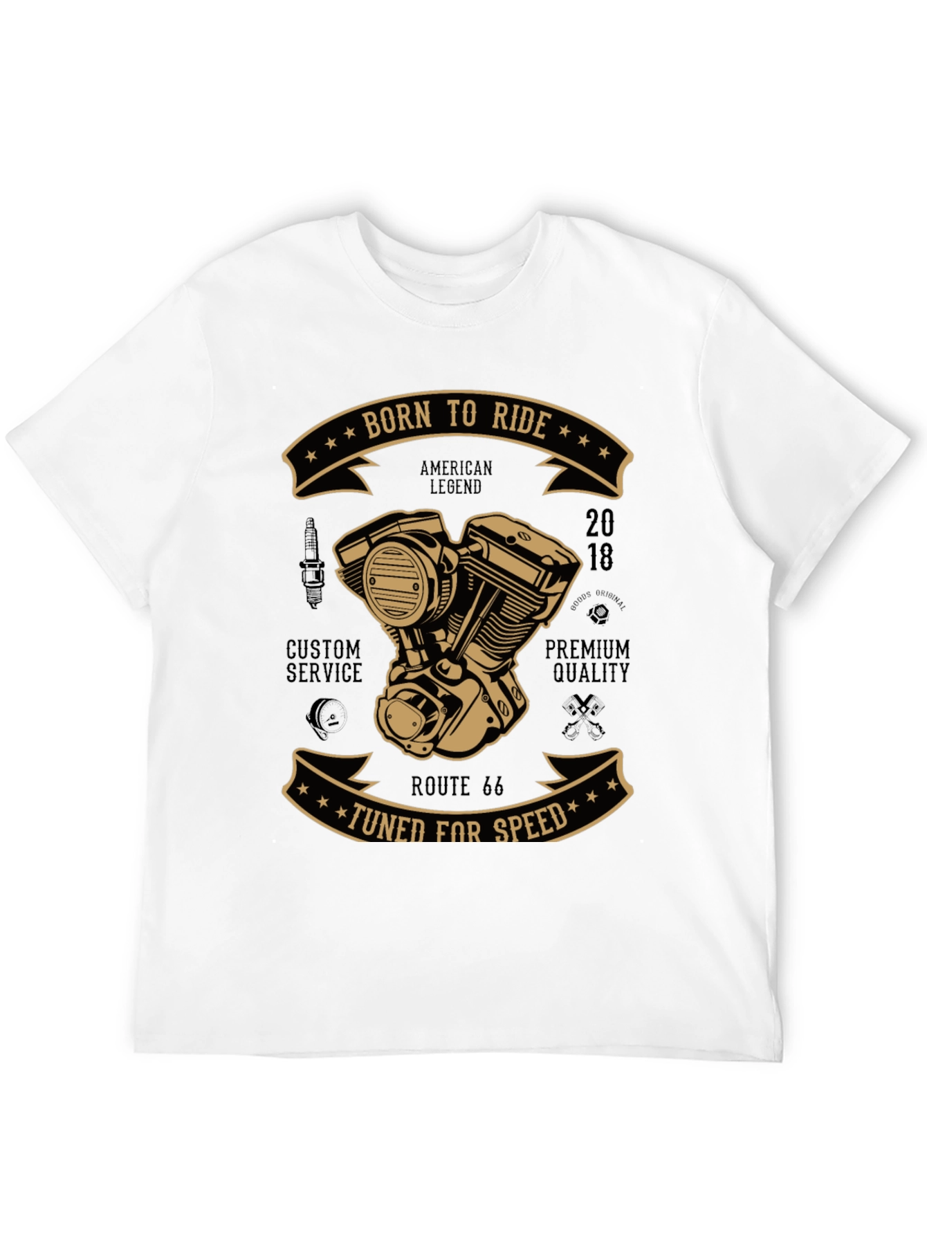 Born to Ride Graphic T-Shirt