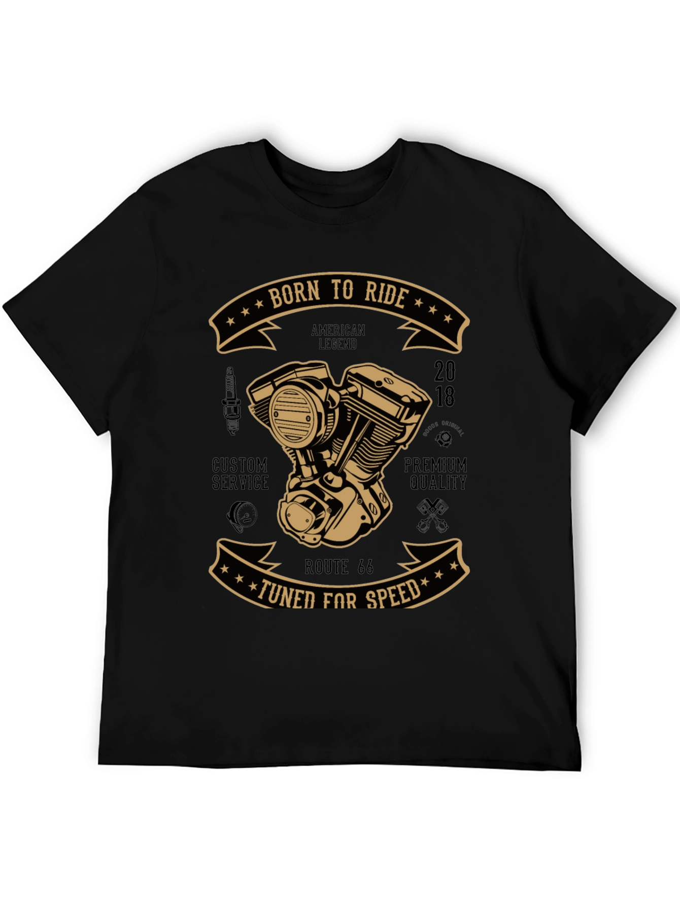 Born to Ride Graphic T-Shirt
