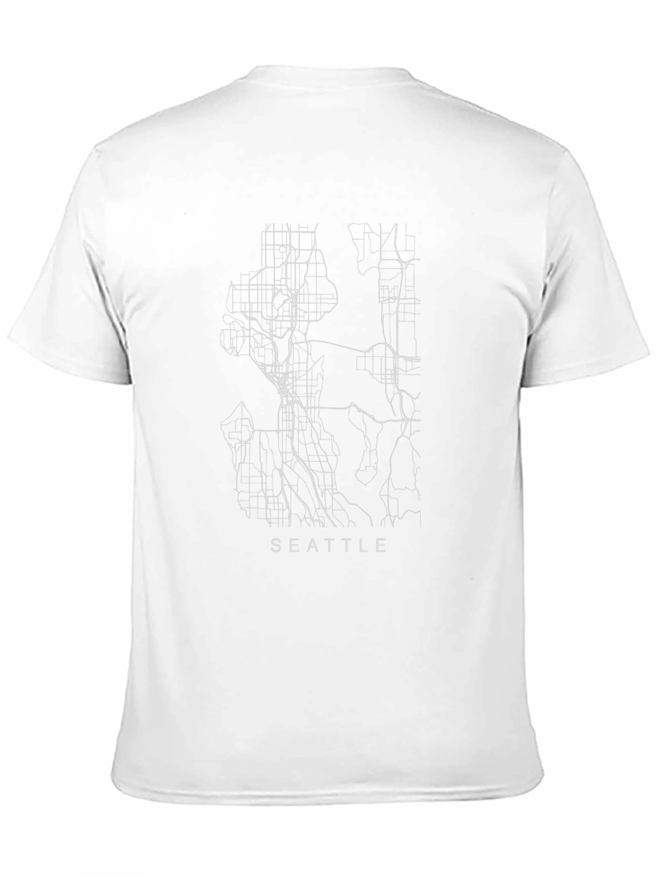 Seattle City Map T-Shirt