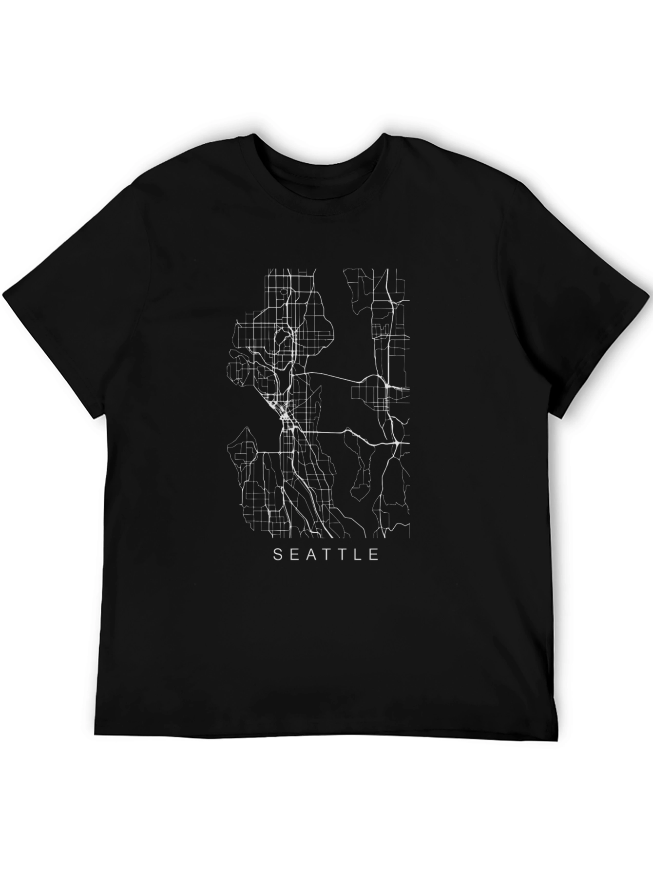 Seattle City Map T-Shirt
