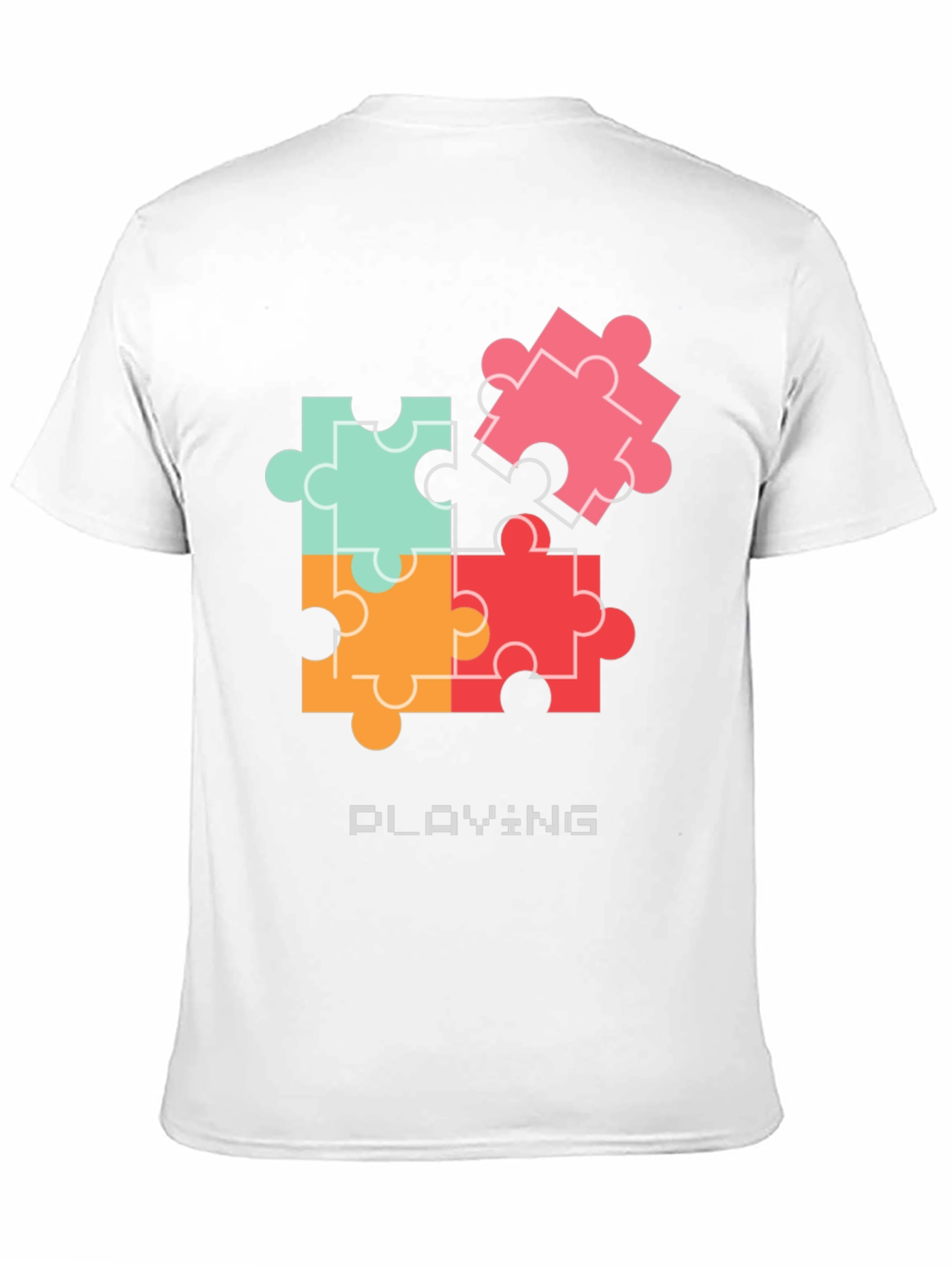 Puzzle Piece Playing T-Shirt