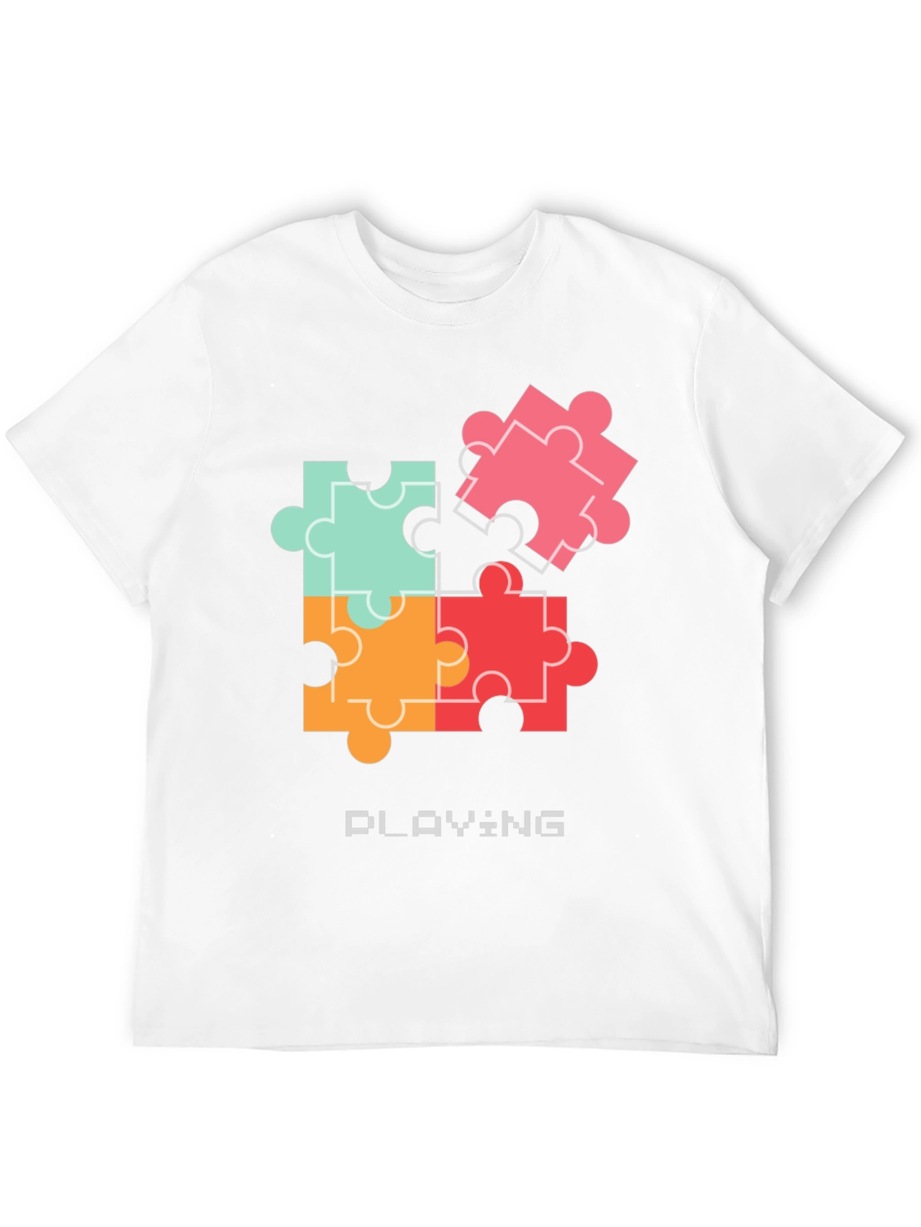 Puzzle Piece Playing T-Shirt