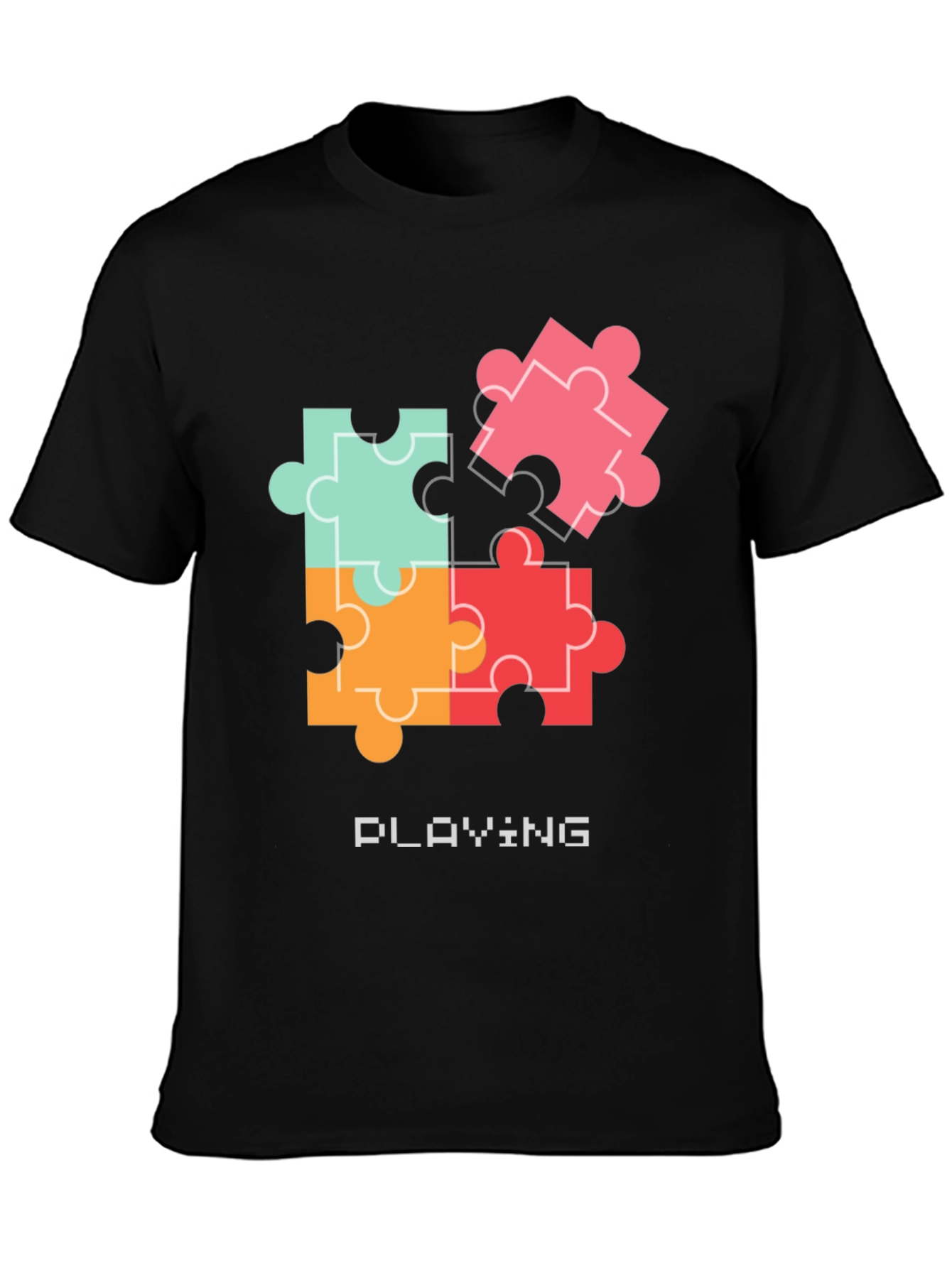 Puzzle Piece Playing T-Shirt