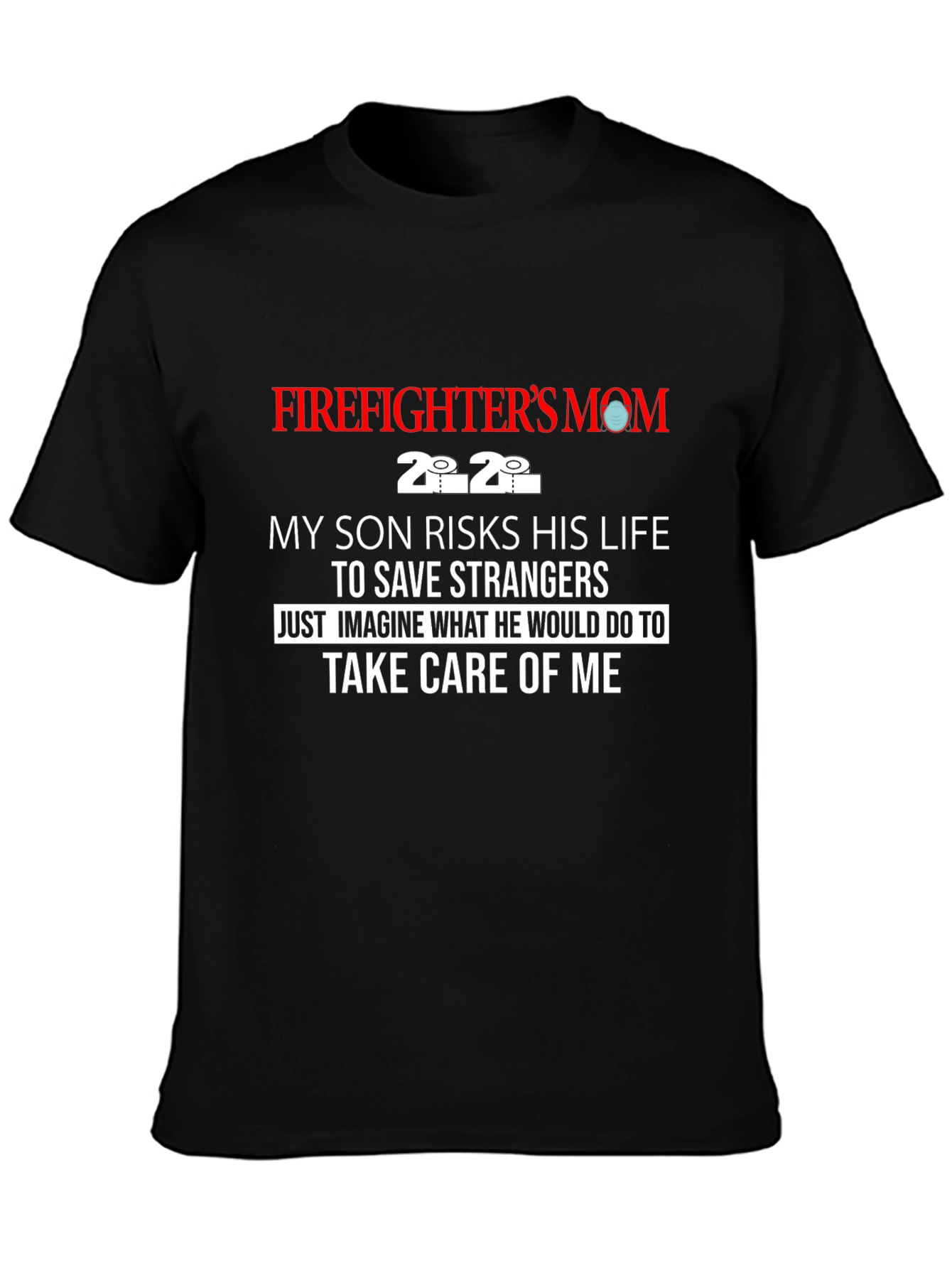 Firefighters Mom Graphic Tee