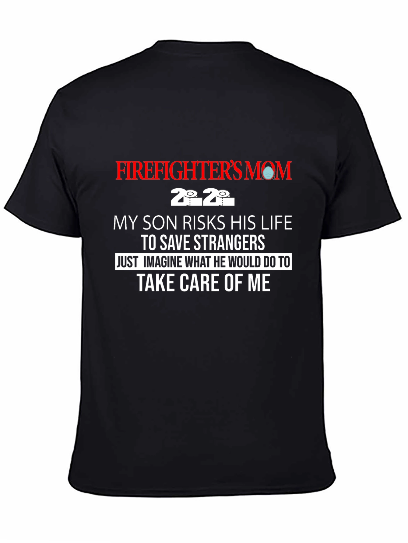Firefighters Mom Graphic Tee