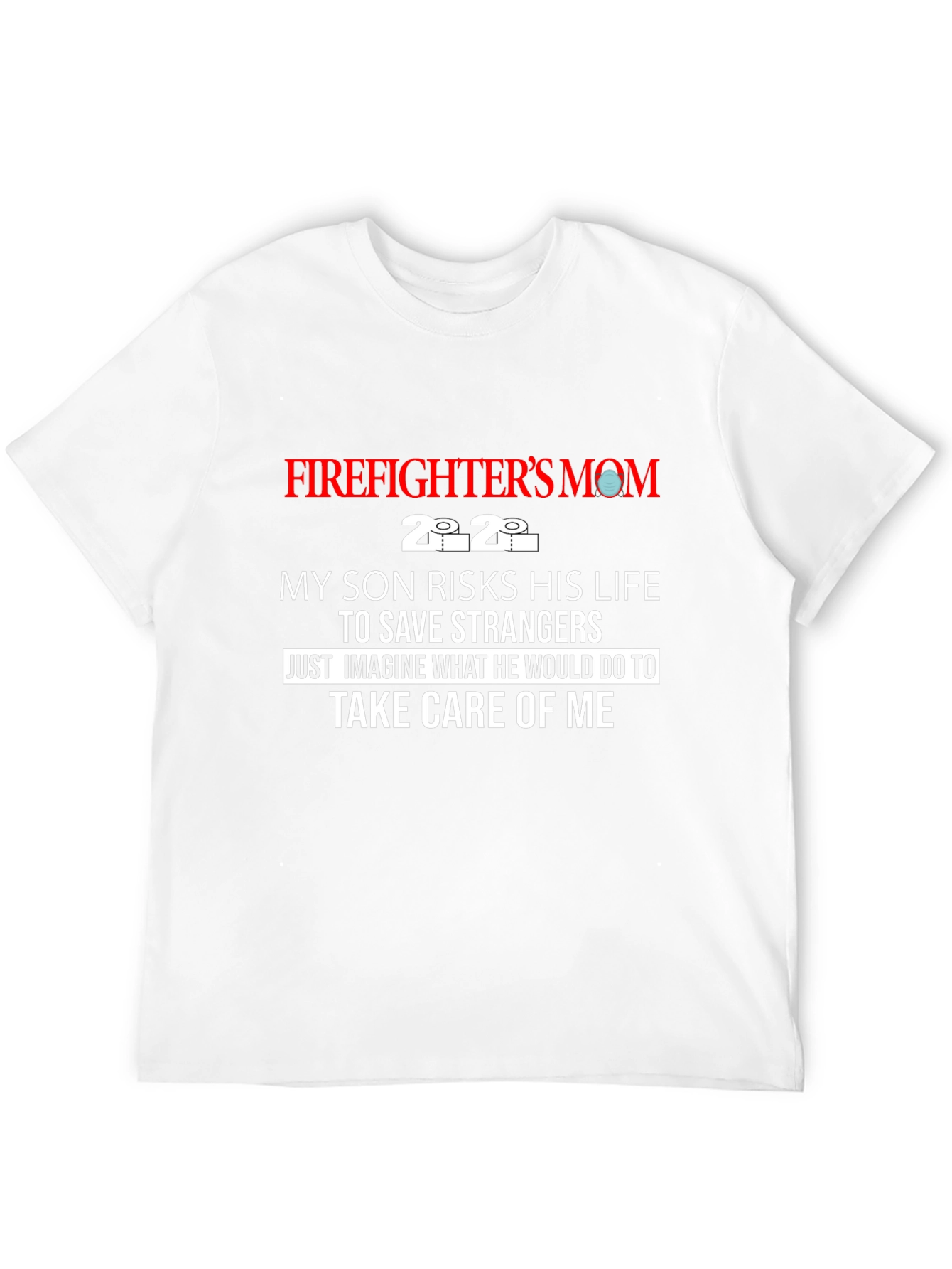 Firefighters Mom Graphic Tee