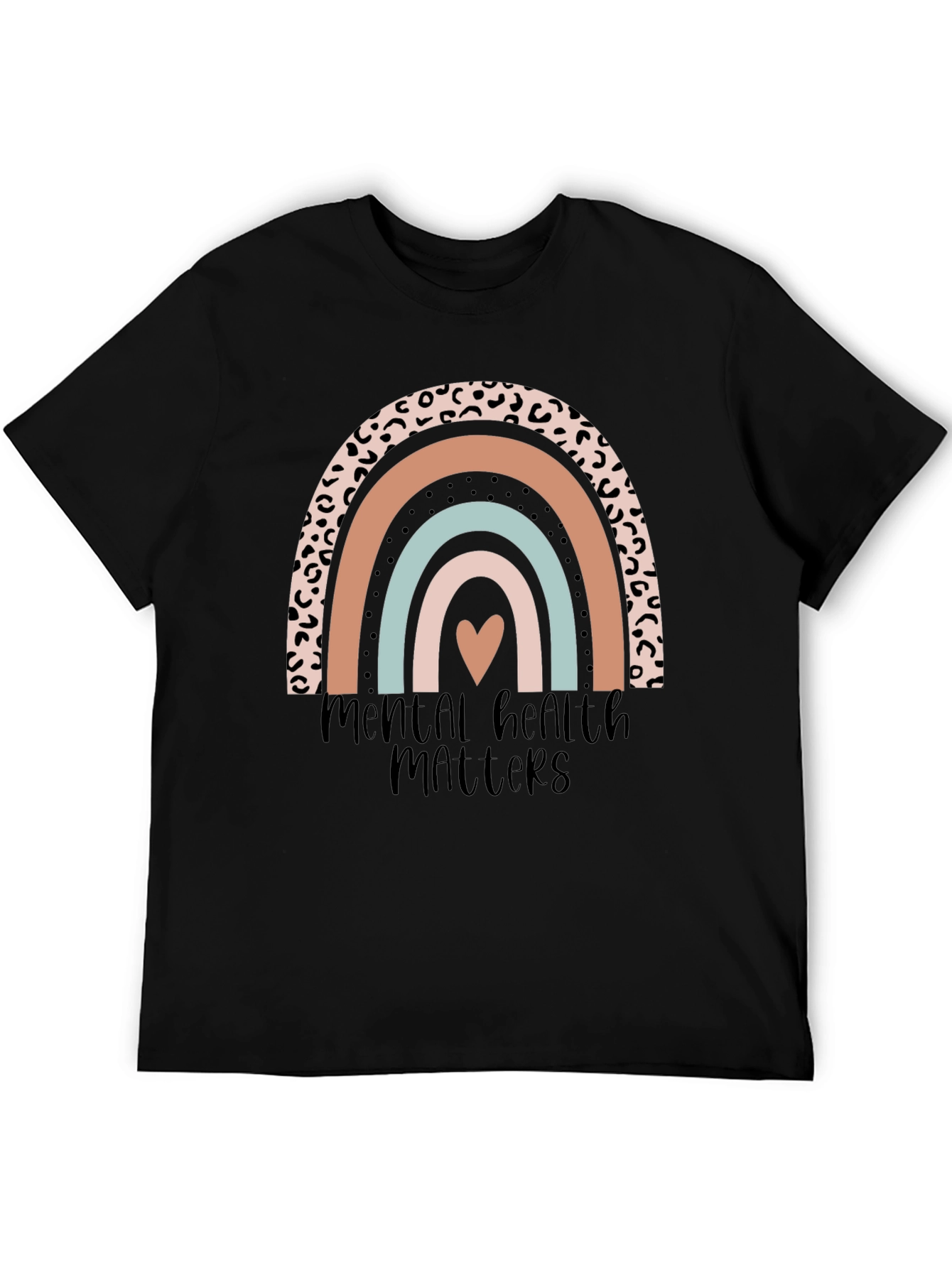 Mental Health Matters Rainbow Graphic Tee