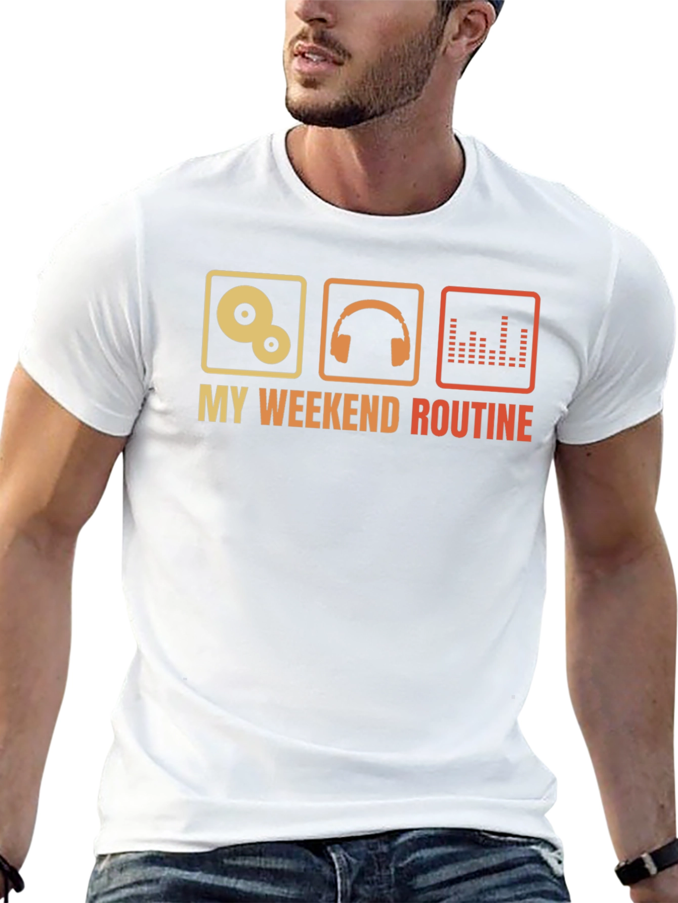 My Weekend Routine Graphic Tee