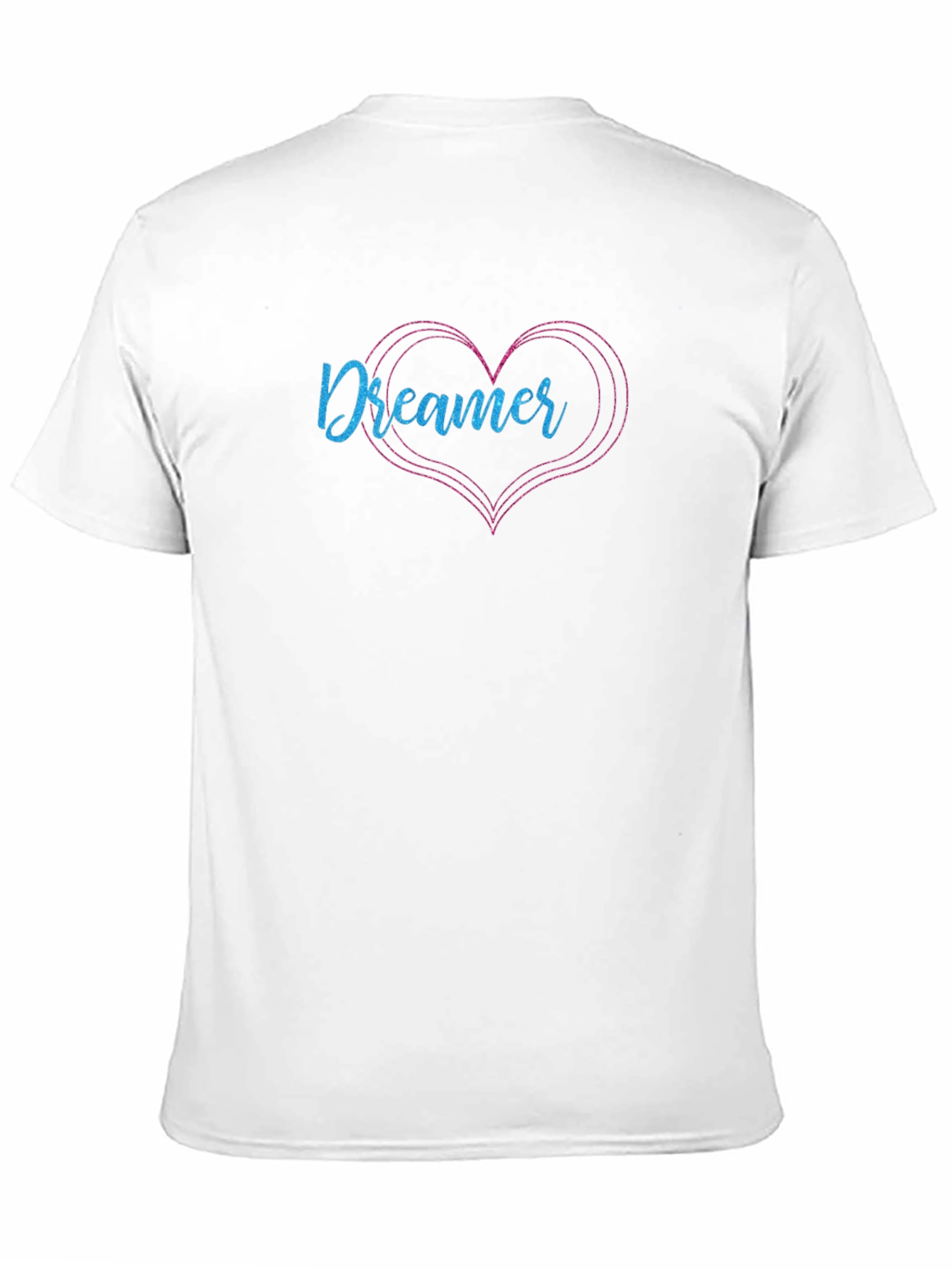 Dreamer Heart Graphic Tee - Black Short Sleeve