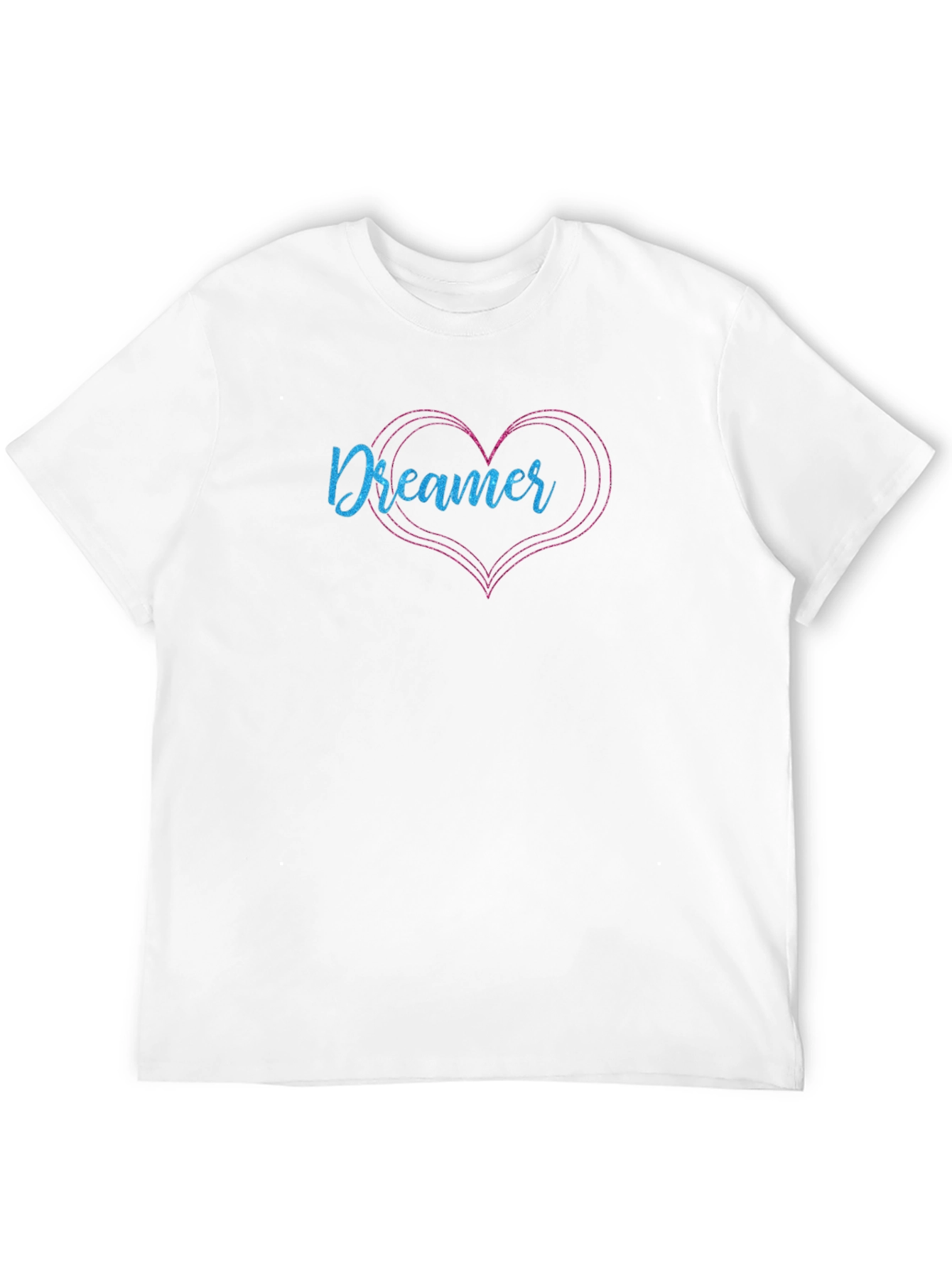 Dreamer Heart Graphic Tee - Black Short Sleeve