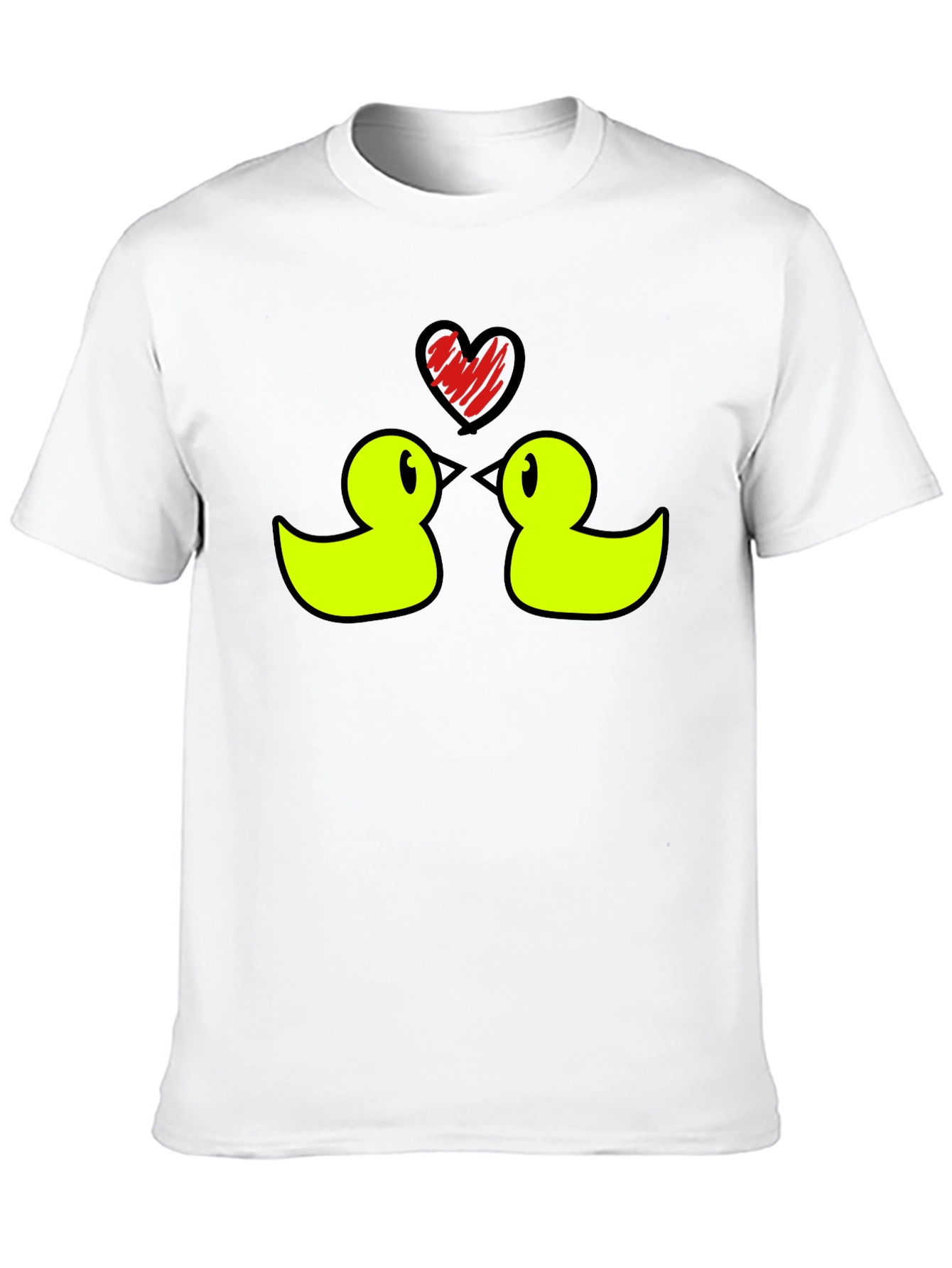 Cute Duck Love Graphic Tee