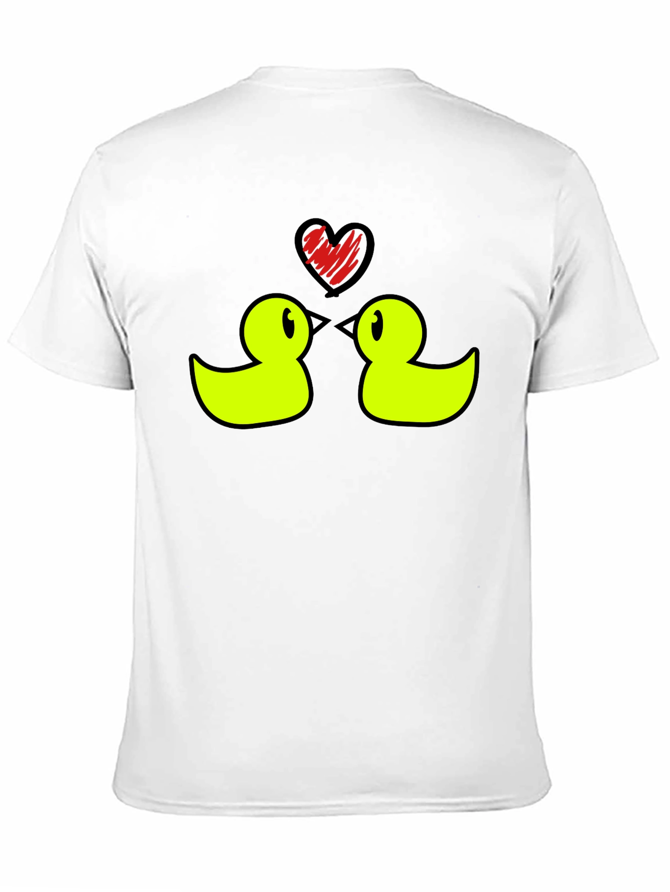 Cute Duck Love Graphic Tee