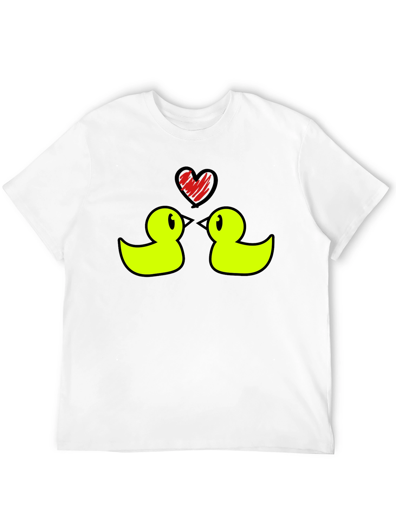 Cute Duck Love Graphic Tee
