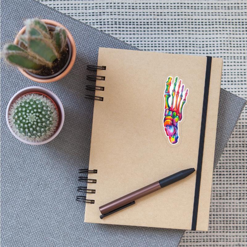 Watercolour human foot