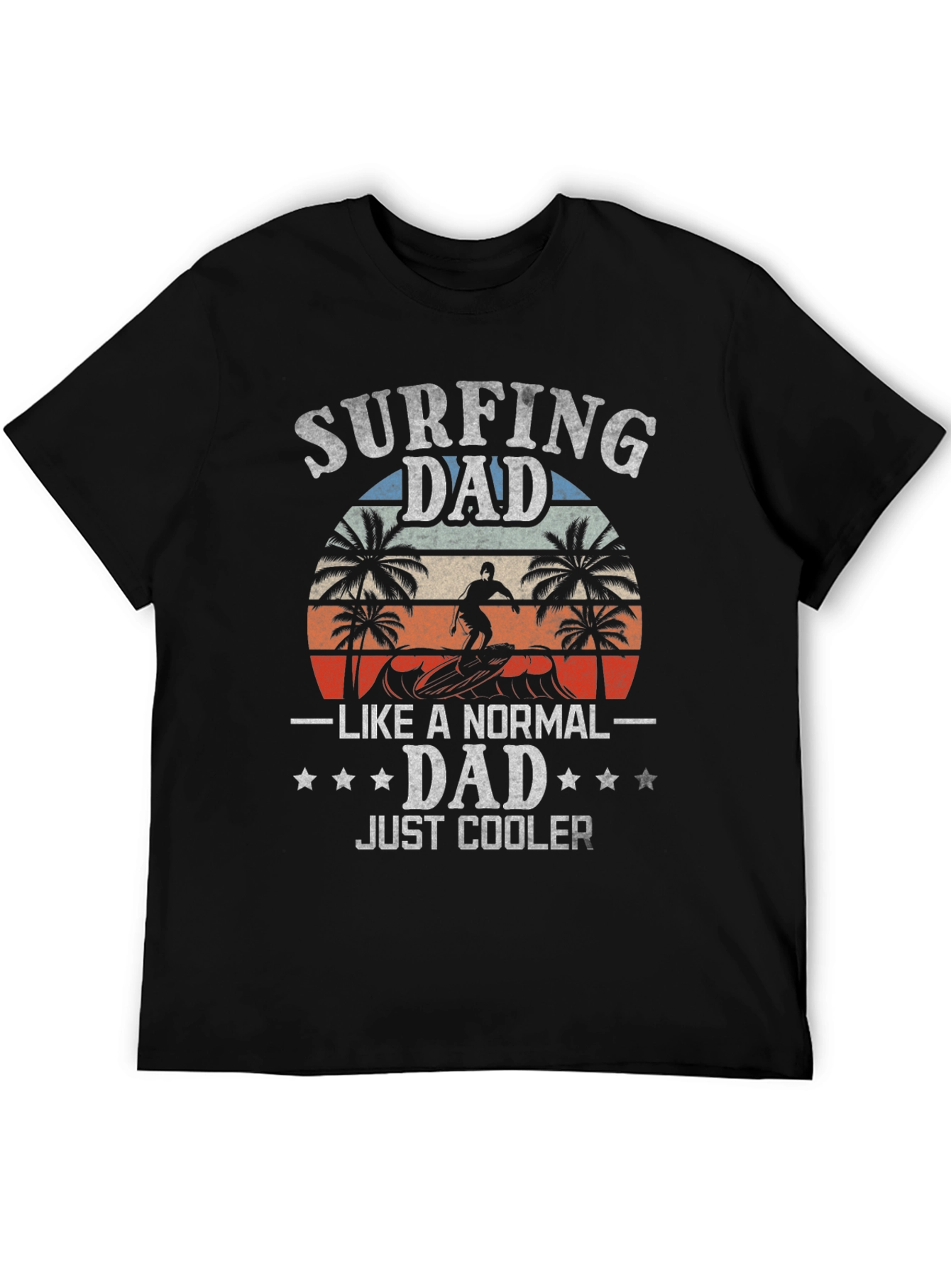 Surfing Dad T-Shirt - Cool Fathers Day Gift