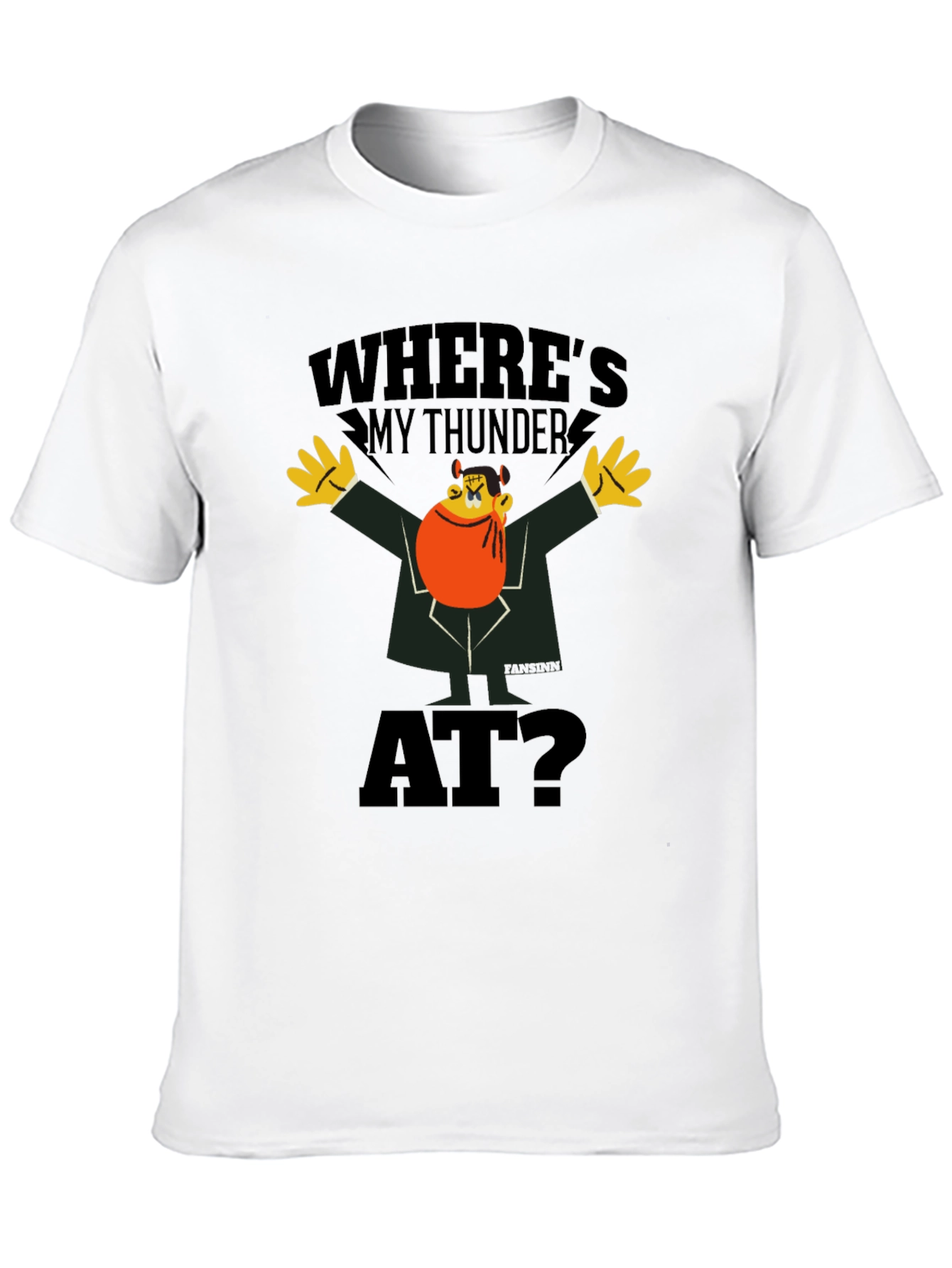 Wheres My Thunder At? Black Graphic Tee