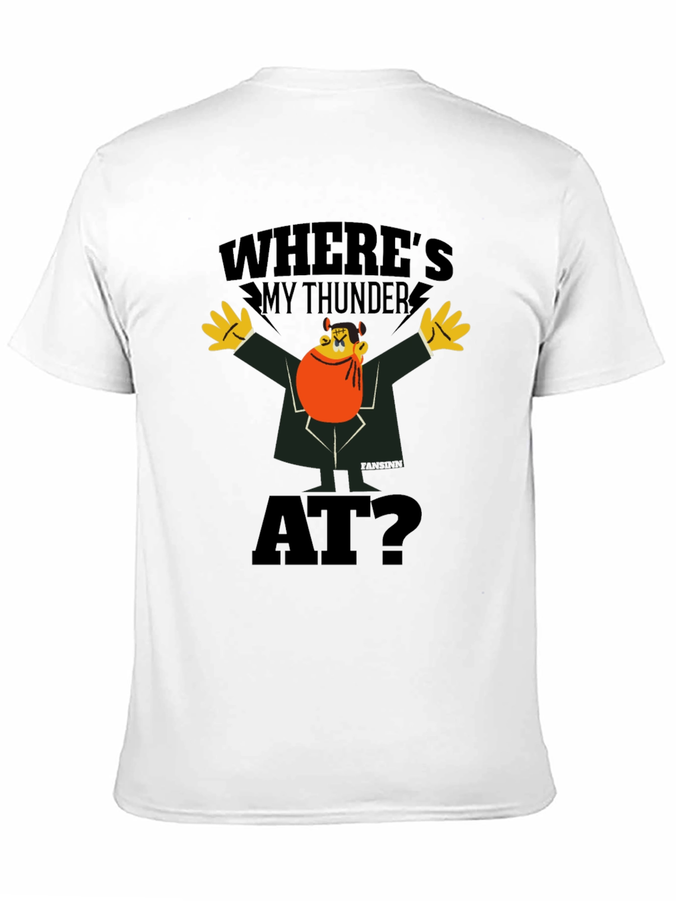 Wheres My Thunder At? Black Graphic Tee