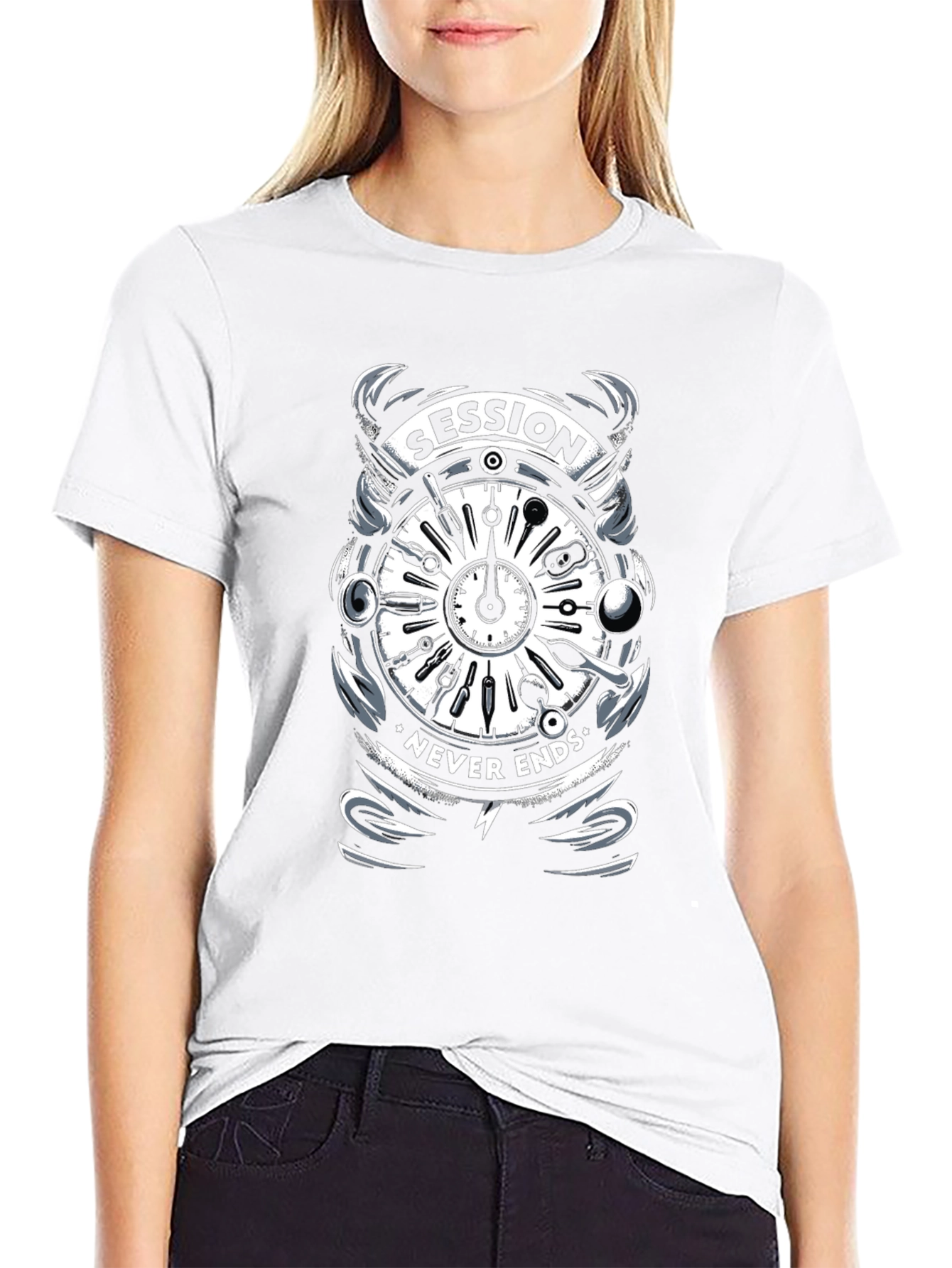 Session Never Ends Graphic T-Shirt