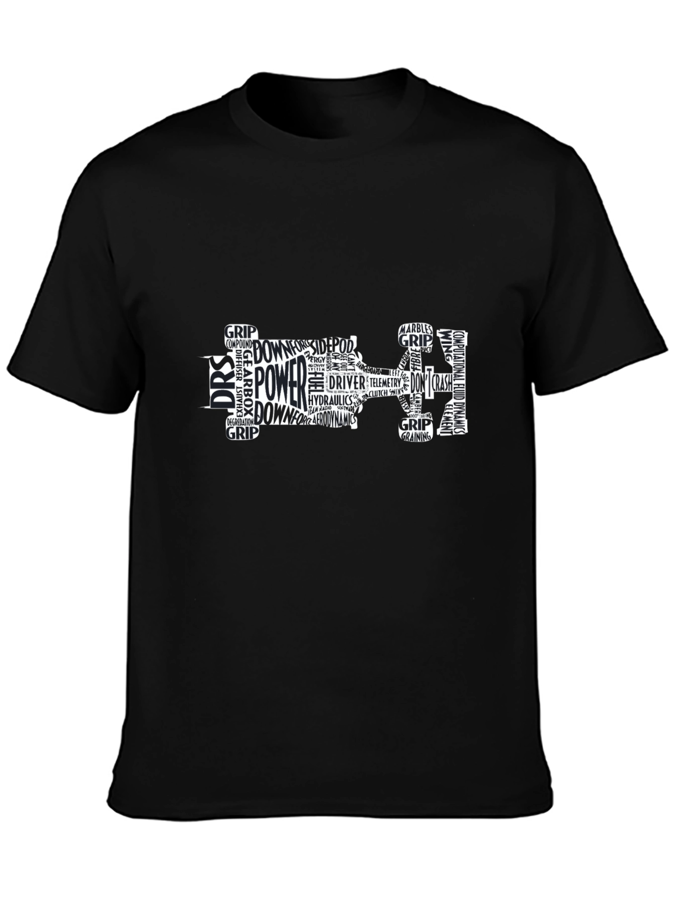 Formula 1 Word Art T-Shirt
