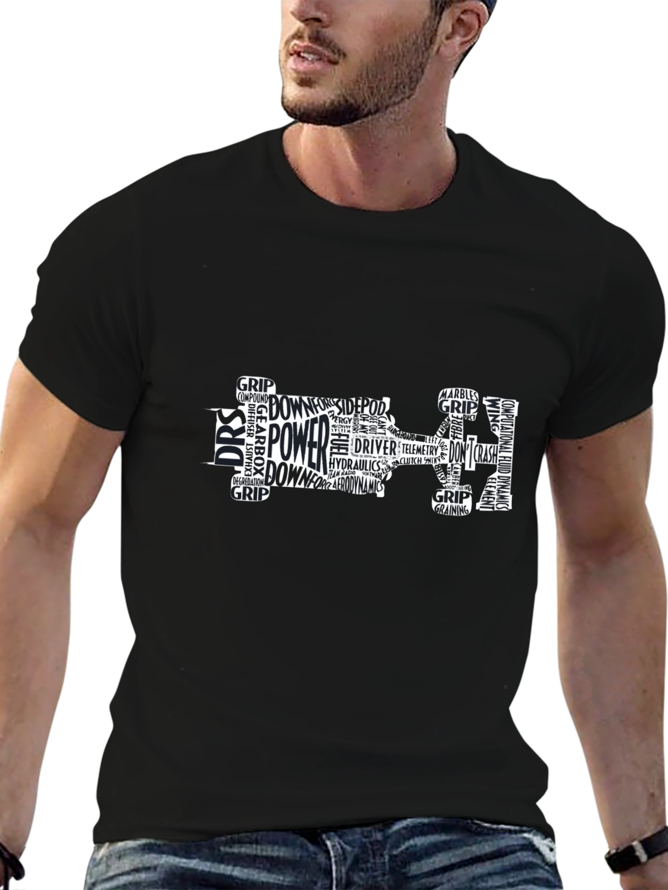 Formula 1 Word Art T-Shirt