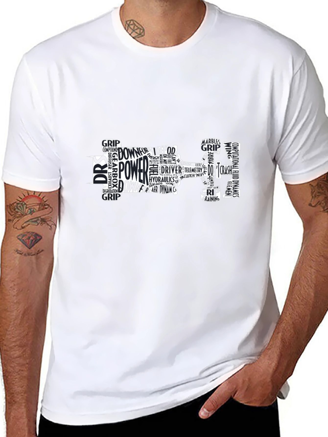 Formula 1 Word Art T-Shirt