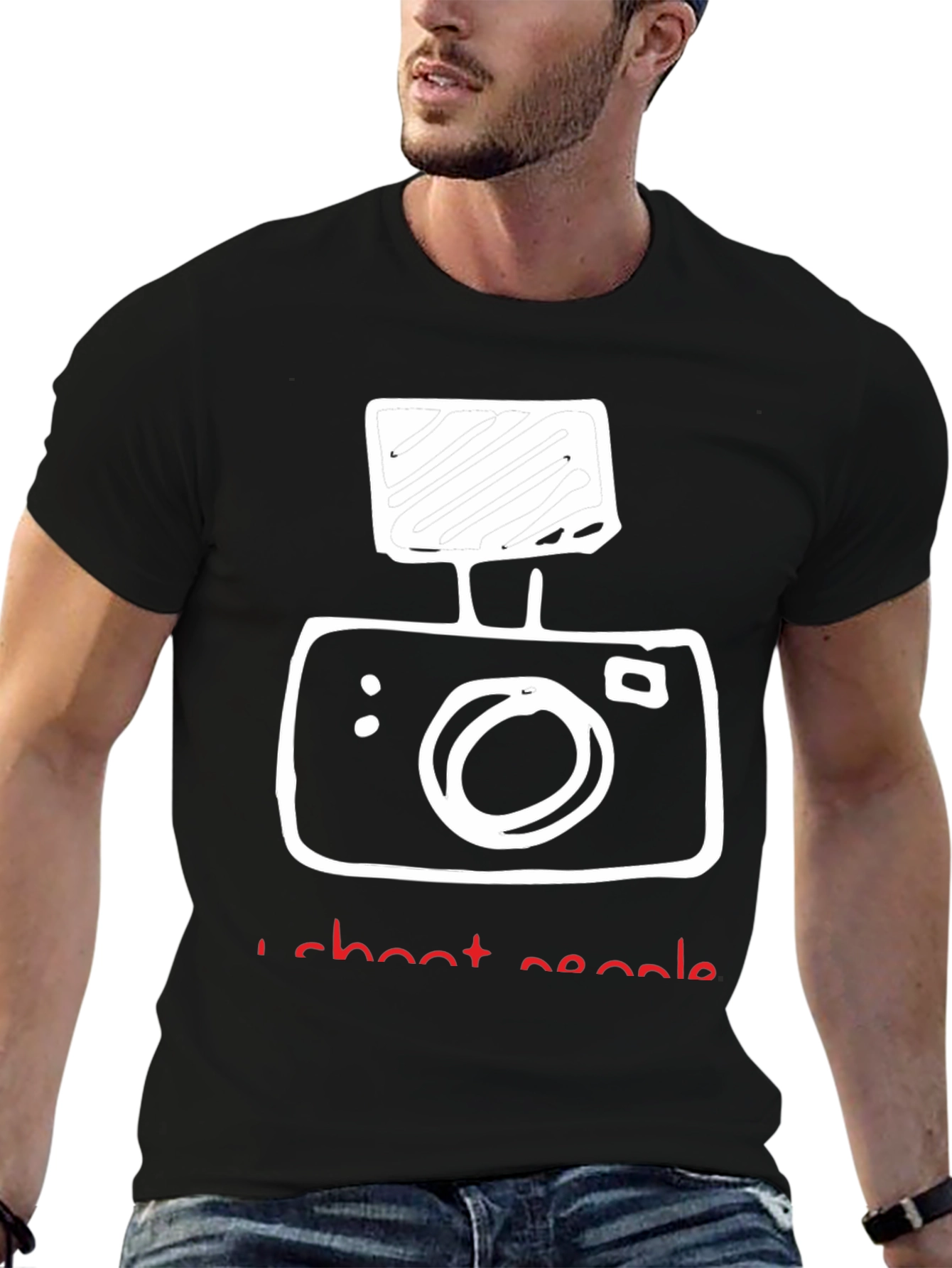 I Shoot People Camera Graphic T-Shirt