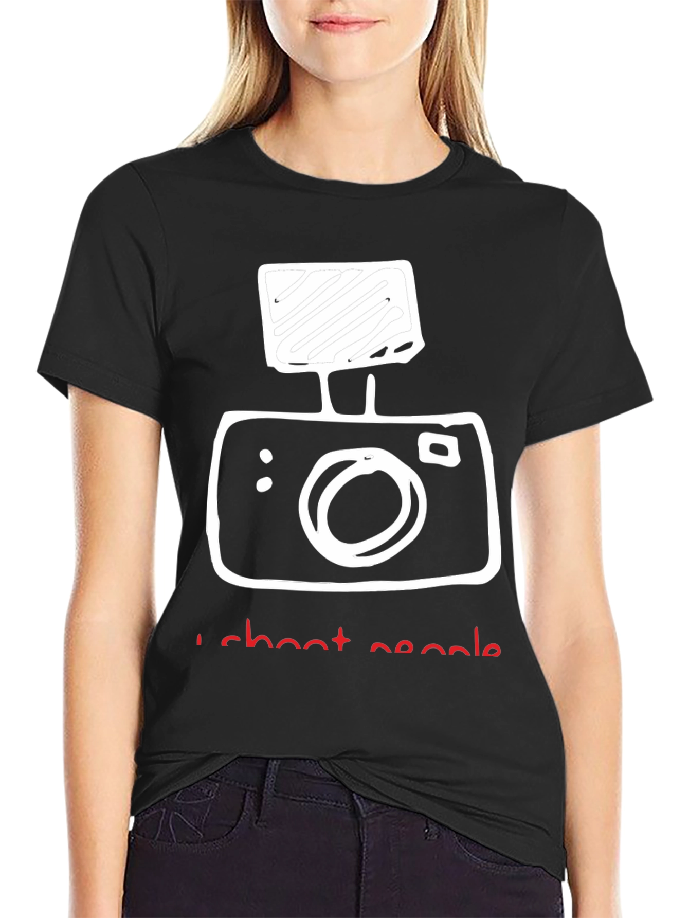I Shoot People Camera Graphic T-Shirt