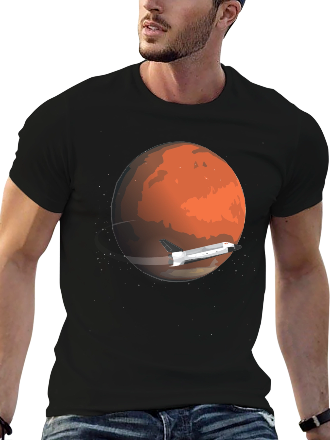 Mars Shuttle T-Shirt - Space Travel Design
