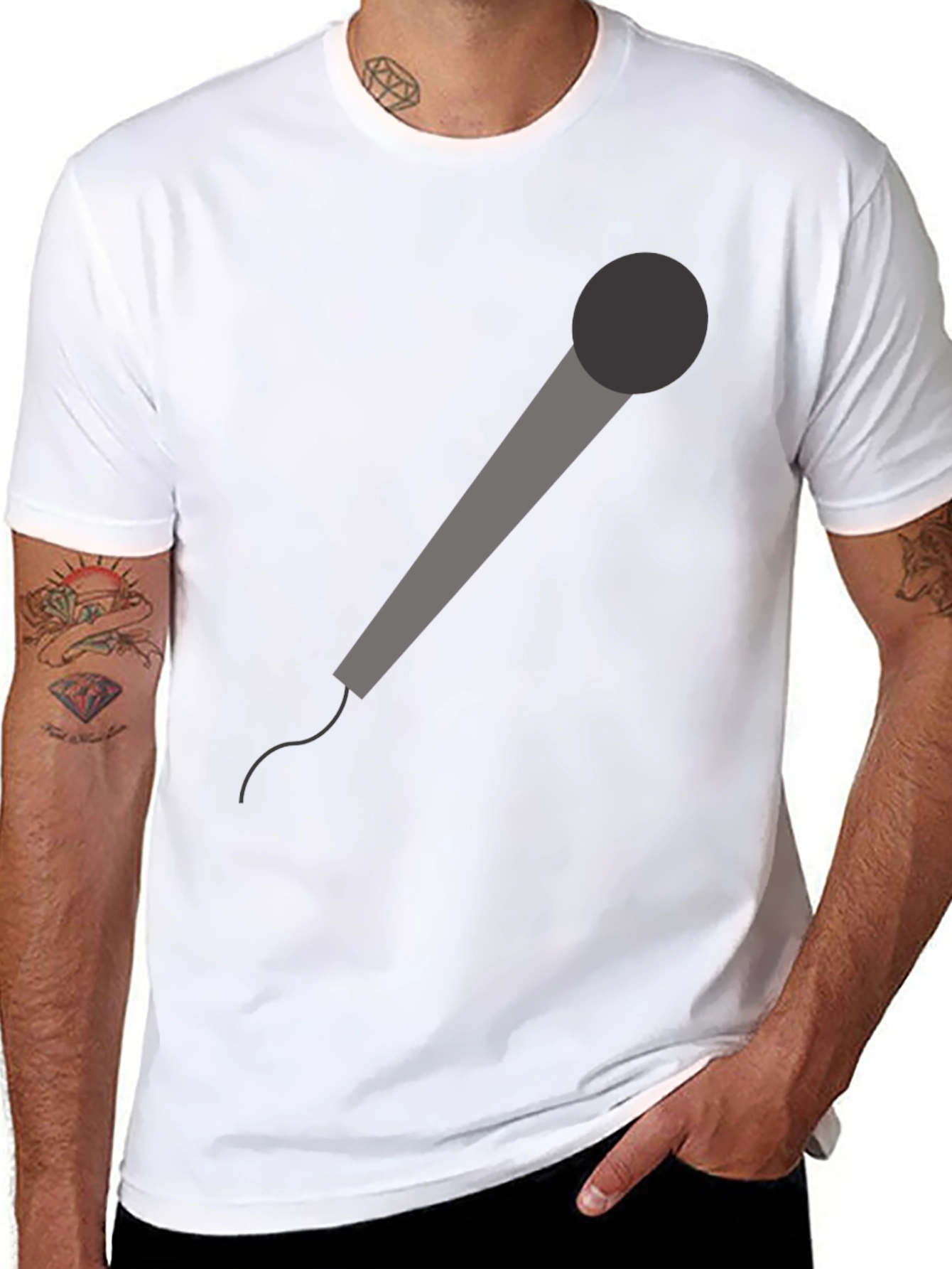 Microphone Graphic T-Shirt