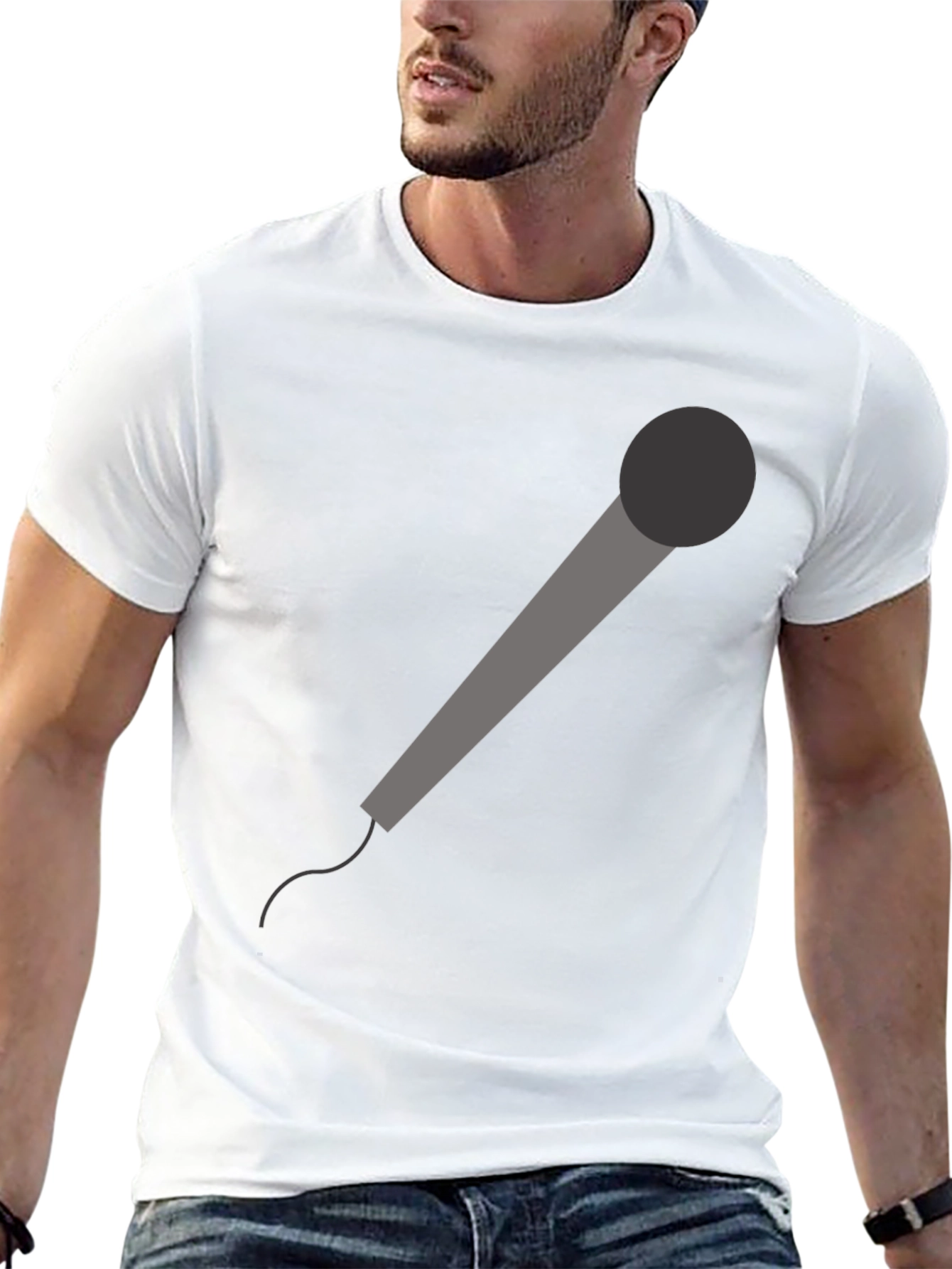 Microphone Graphic T-Shirt