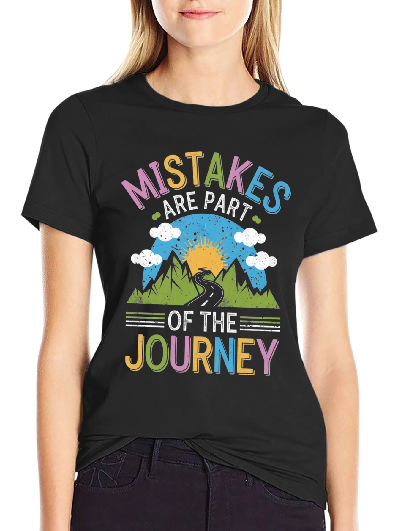 Mistakes Are Part of the Journey Graphic Tee