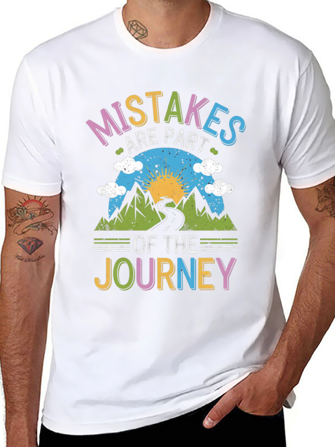 Mistakes Are Part of the Journey Graphic Tee