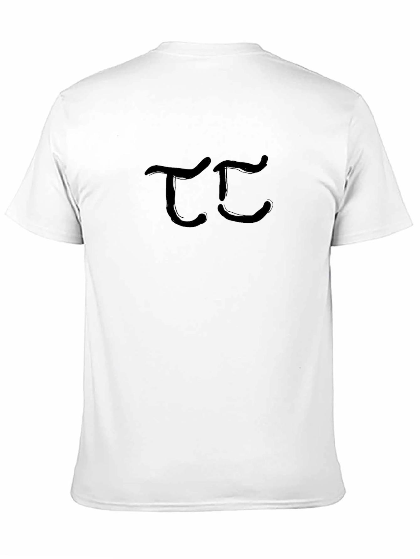 Modern Black T-Shirt with Abstract Design